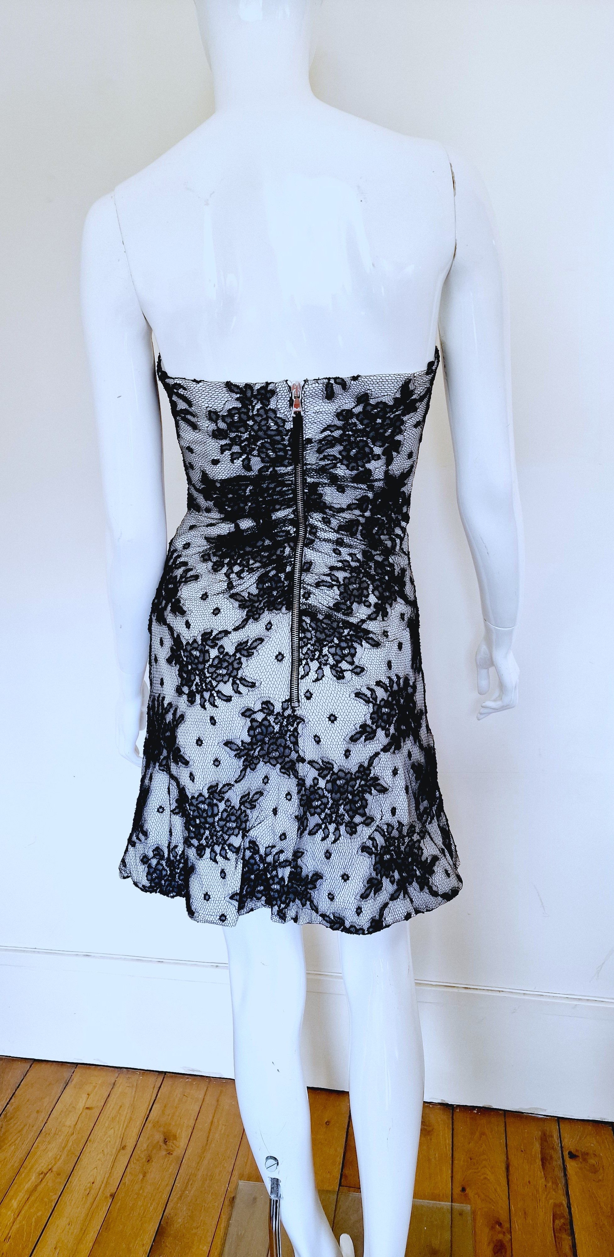 Dolce & Gabbana Dolce & Gabbana D&G Lace Bustier Small Medium Corset Dress Size S / US 4 / IT 40 - 9 Thumbnail