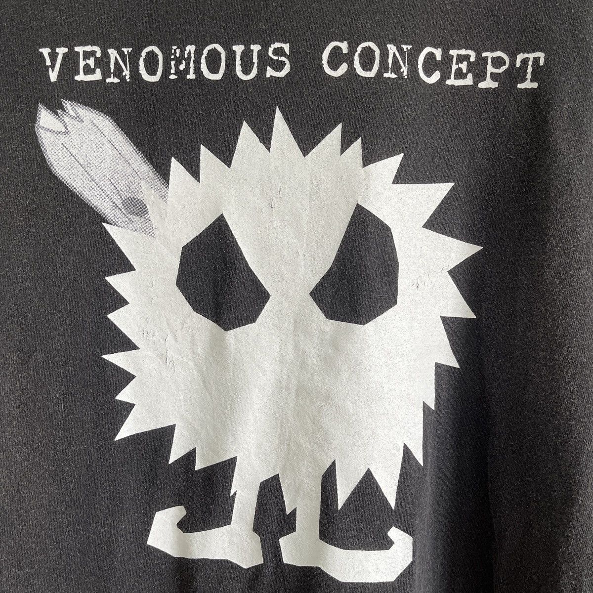 Band Tees × Vintage Faded Punk Venomous Concept Hardcore Band TShirt Size US M / EU 48-50 / 2 - 4 Thumbnail