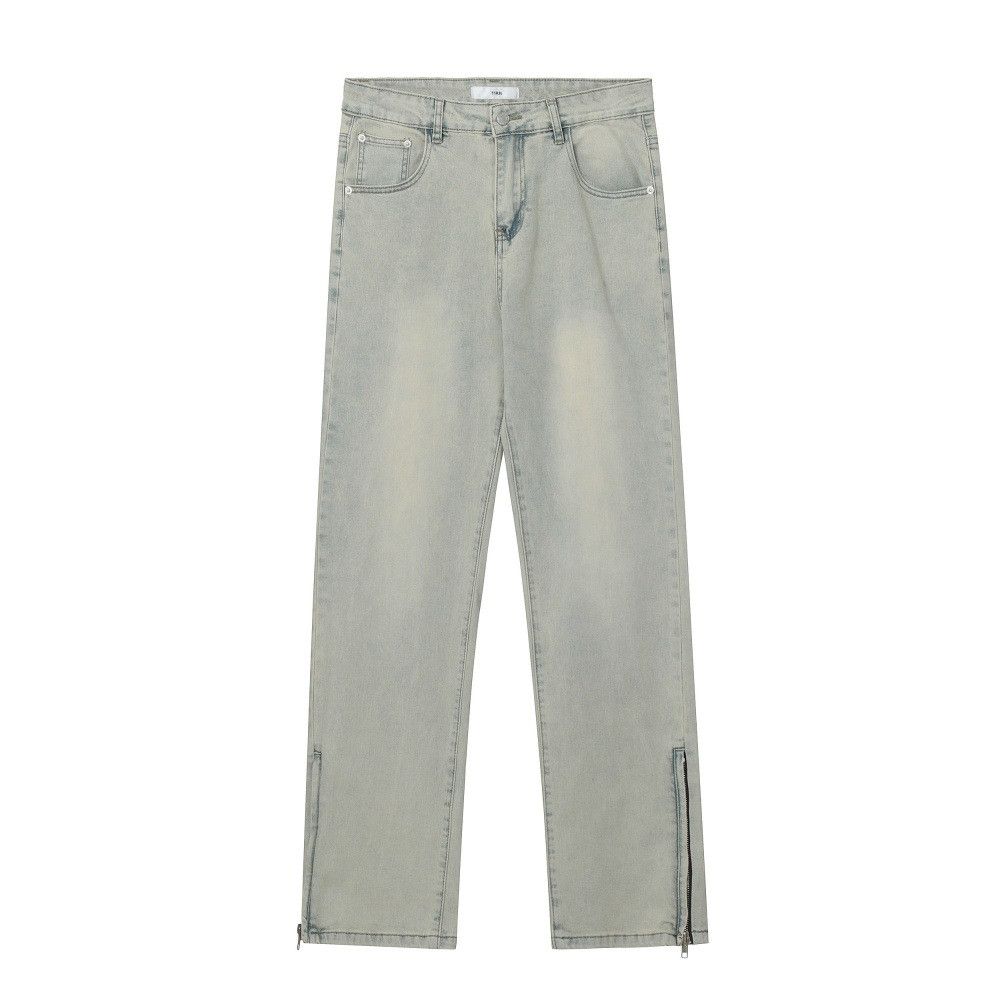 Jean American-style washed men's vibe straight leg loose jeans Size US 32 / EU 48 - 1 Thumbnail