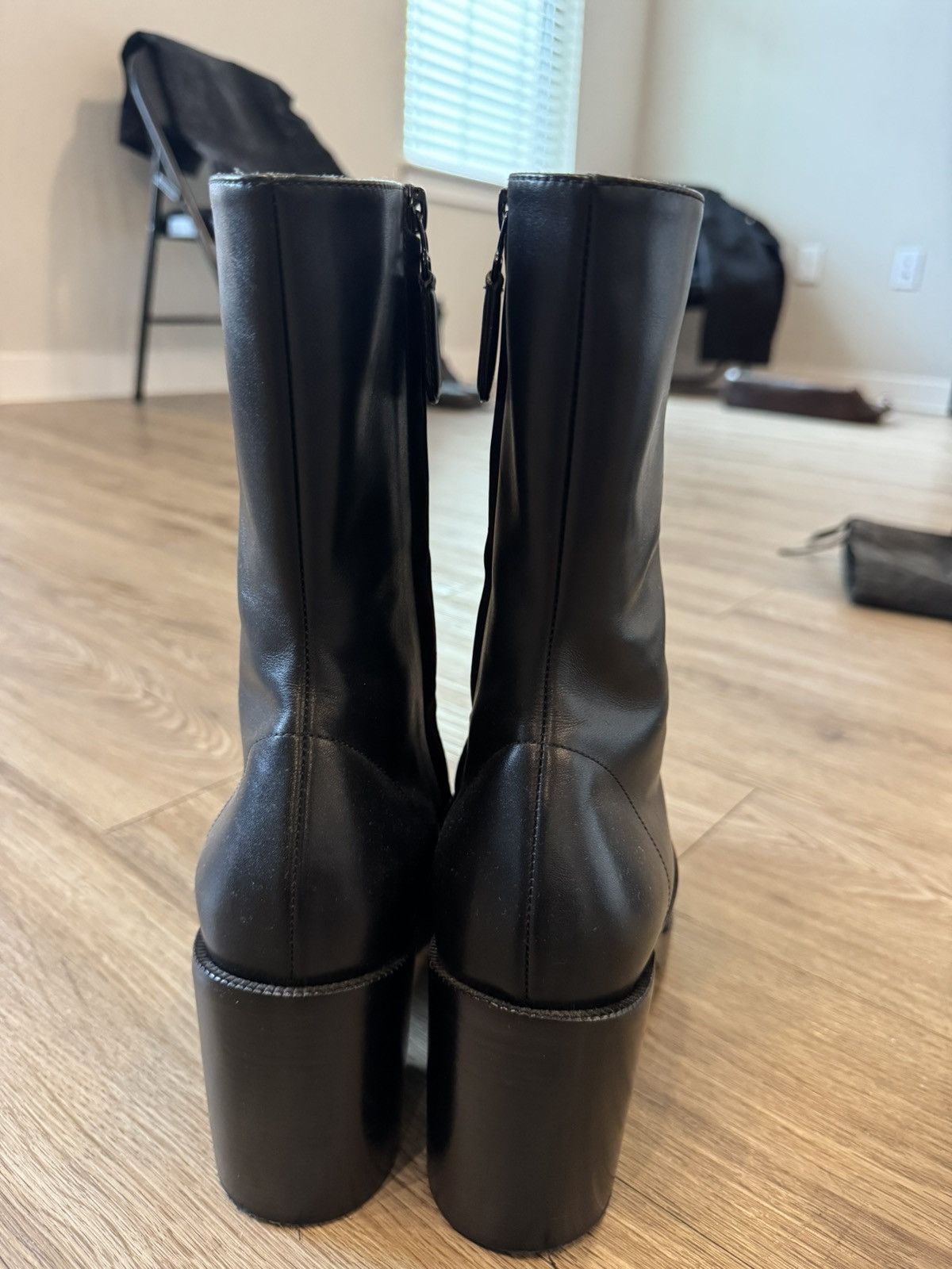 Balenciaga Balenciaga SS17 square toe heel boots Size US 8 / EU 41 - 3 Thumbnail