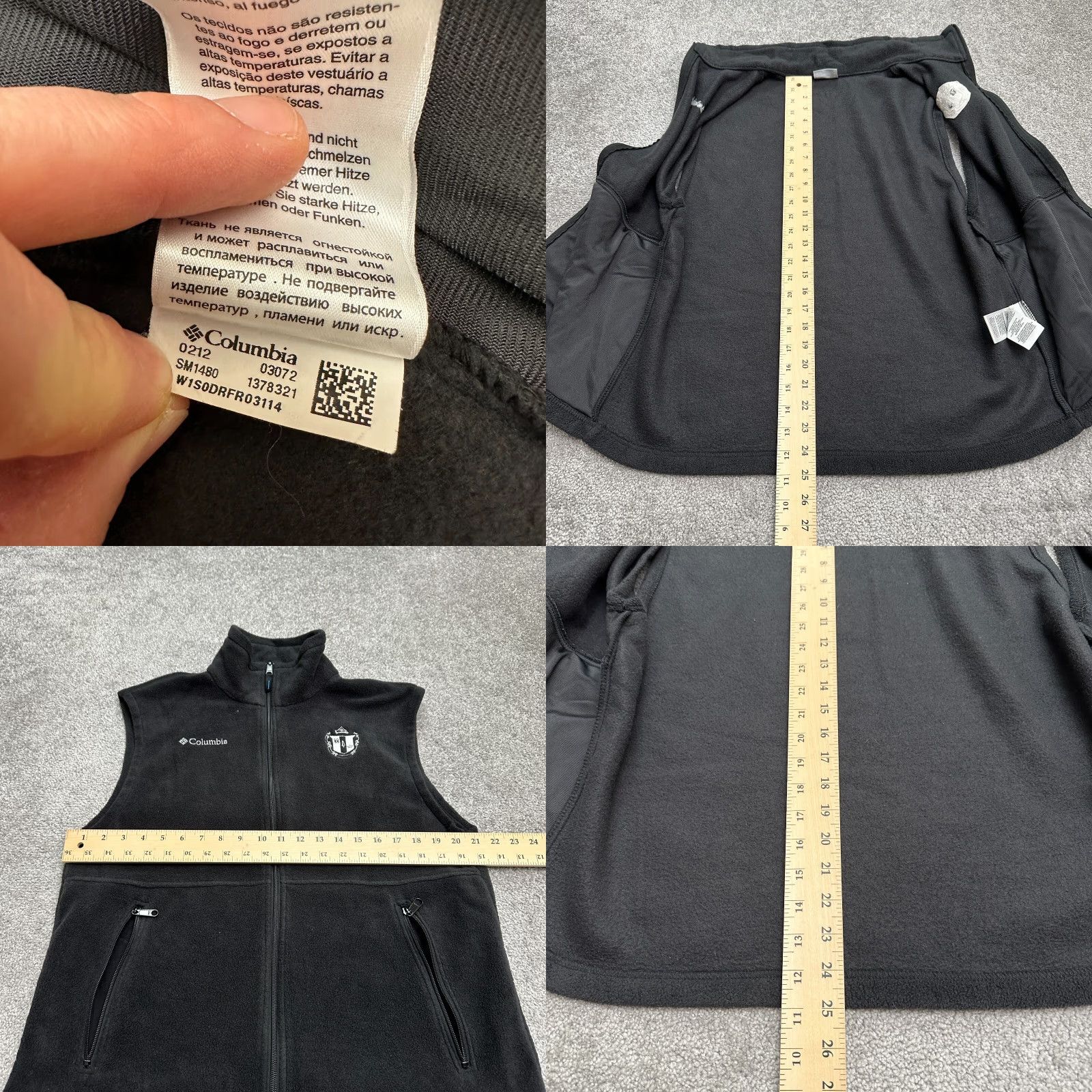 Vintage Columbia Steens Mountain Fleece Vest Mens Medium Black Full Zip Outdoor Hiking Size US M / EU 48-50 / 2 - 8 Thumbnail