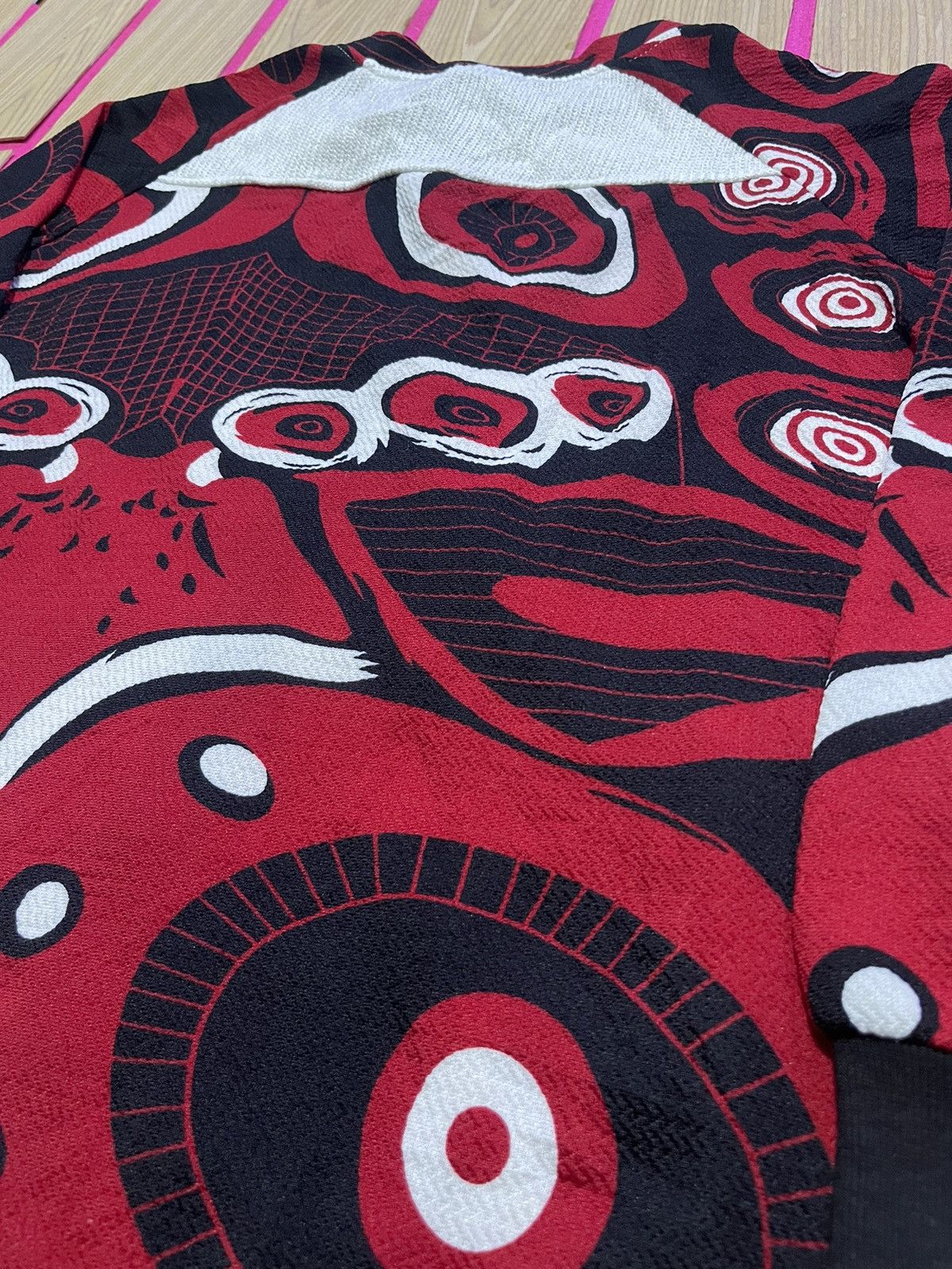 If Six Was Nine Y2K sweater full ziper color full red Size US M / EU 48-50 / 2 - 3 Thumbnail