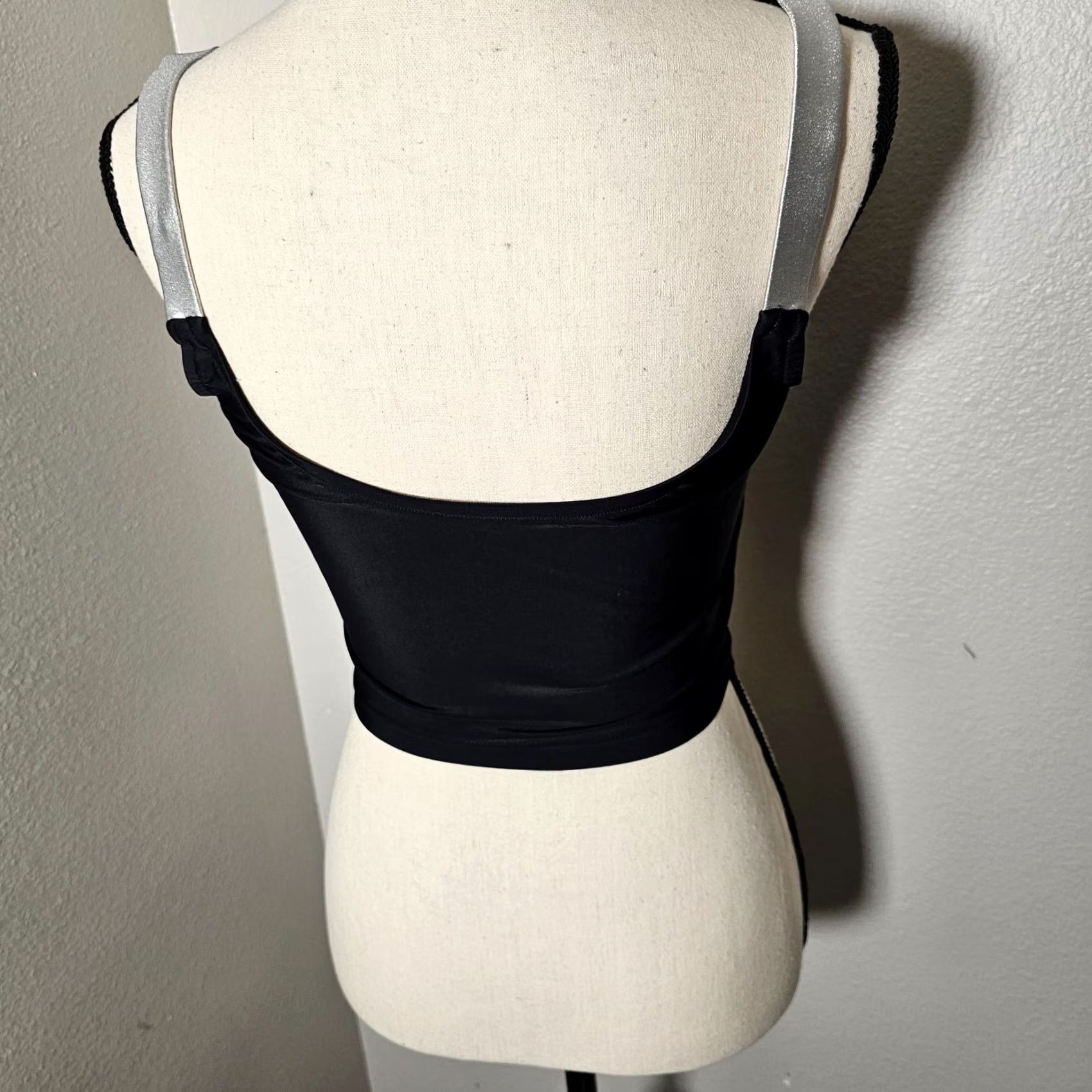 Speedo Speedo Tankini Swimsuit Top Women's Quick Dry Full Coverage Swim Top Black S Size S / US 4 / IT 40 - 3 Thumbnail