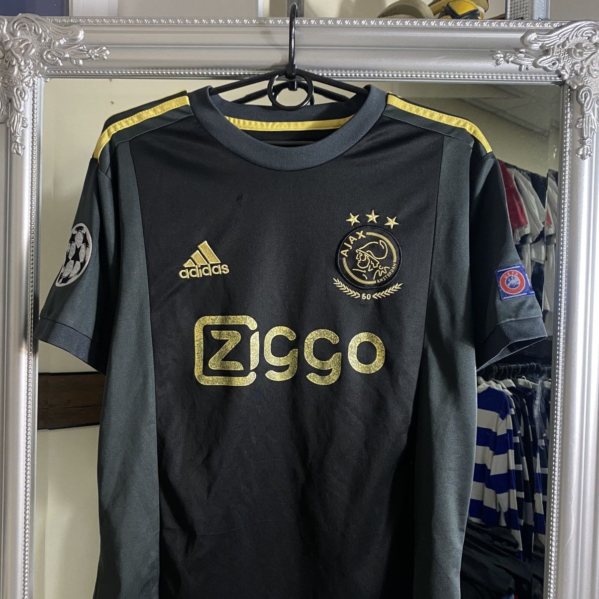 Adidas Ajax jersey Champions League Size US S / EU 44-46 / 1 - 2 Thumbnail
