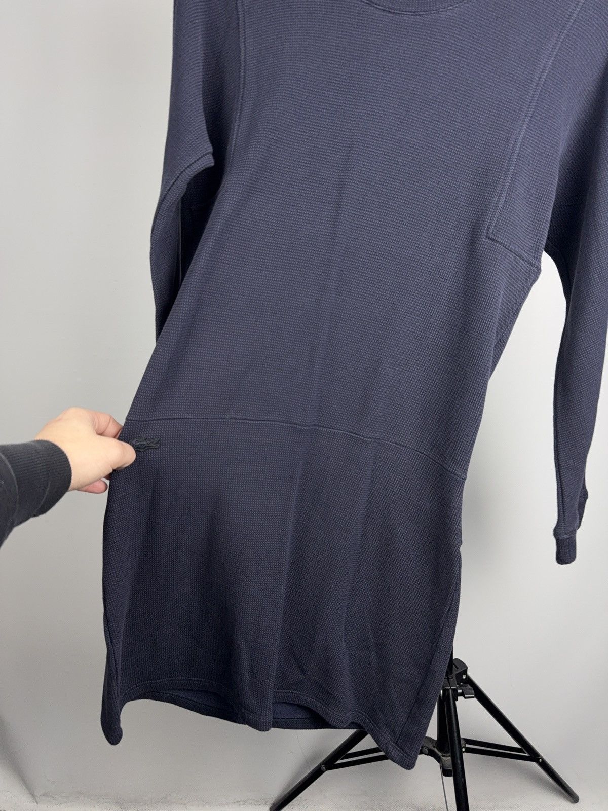 Lacoste Luxury 00s Lacoste Navy Knit Long Sleeve Dress Size S / US 4 / IT 40 - 6 Thumbnail