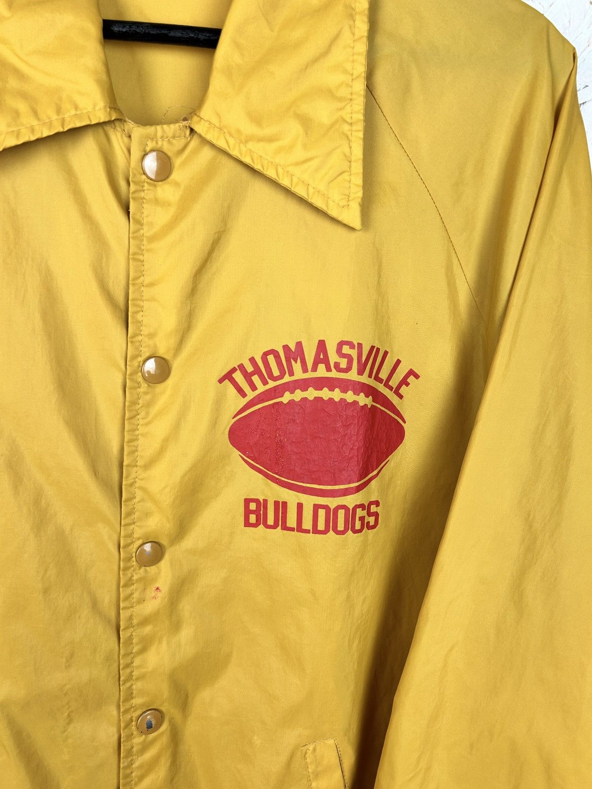 Vintage 70s Collegiate Pacific Thomasville Bulldogs 1974 Champs L Size US L / EU 52-54 / 3 - 2 Thumbnail