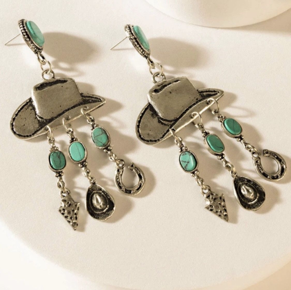 Other Myra Bag Silver and Turquoise Earrings Size ONE SIZE - 1 Thumbnail