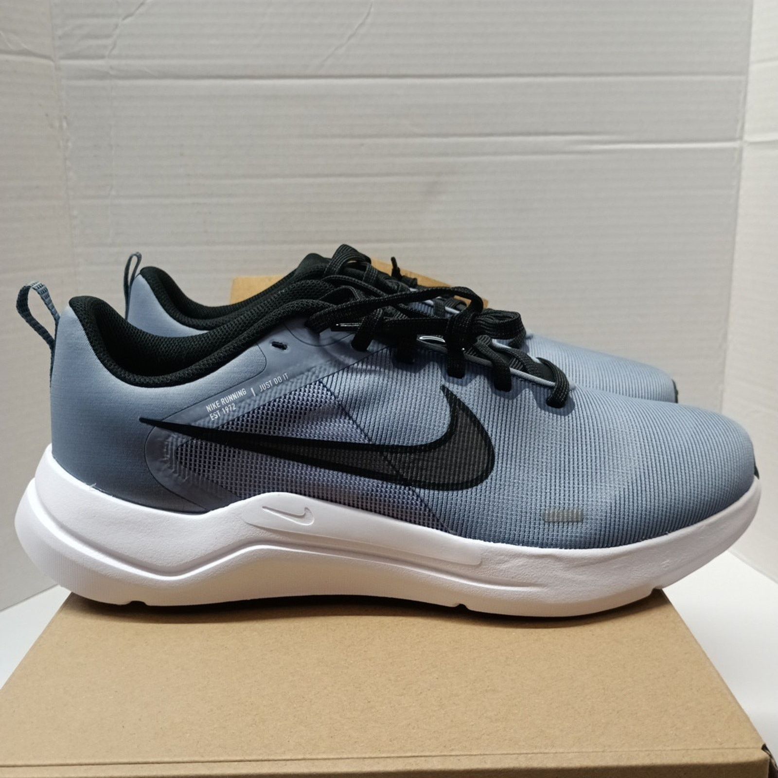 Nike Nike Downshifter 12 4E Wide Cobalt Blue Black Men Size 10.5 Size US 10.5 / EU 43-44 - 1 Thumbnail