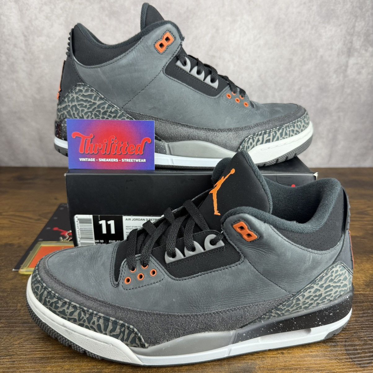 Jordan Brand Air Jordan 3 Retro Fear Pack 2013 Size 11 626967-040 OG Rare Size US 11 / EU 44 - 1 Thumbnail