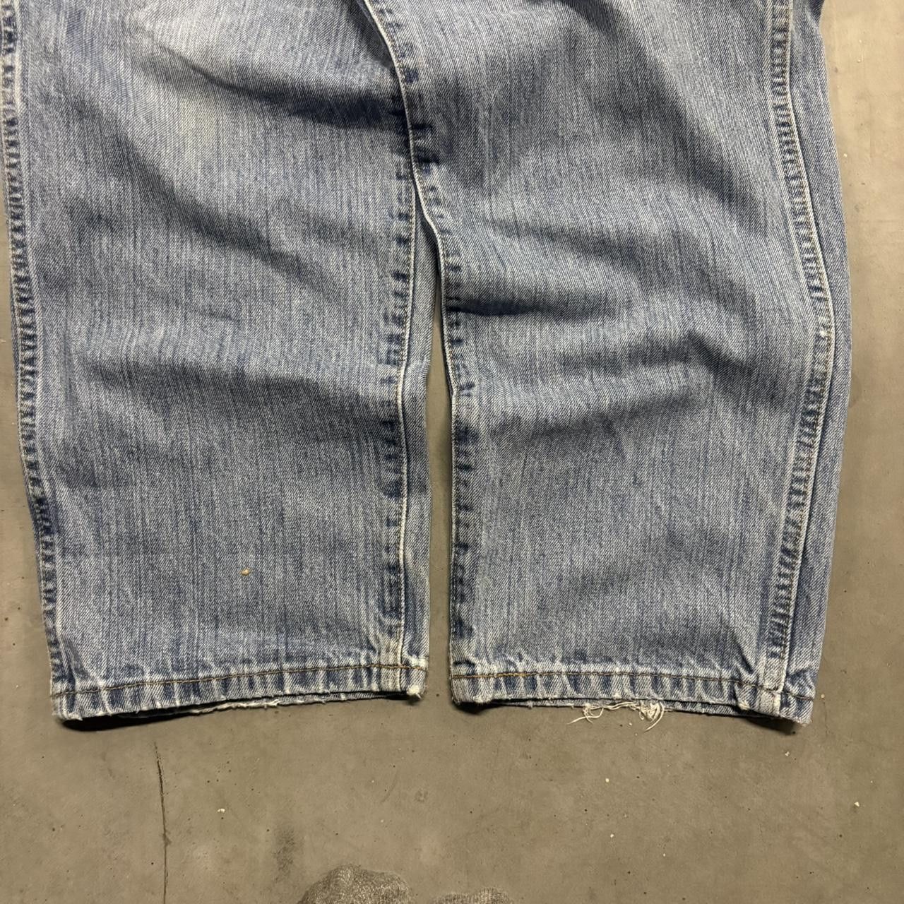 Vintage Crazy Vintage Y2K/2000s Baggy Straight Leg Medium Blue Wash Denim Jeans! Size US 32 / EU 48 - 5 Thumbnail