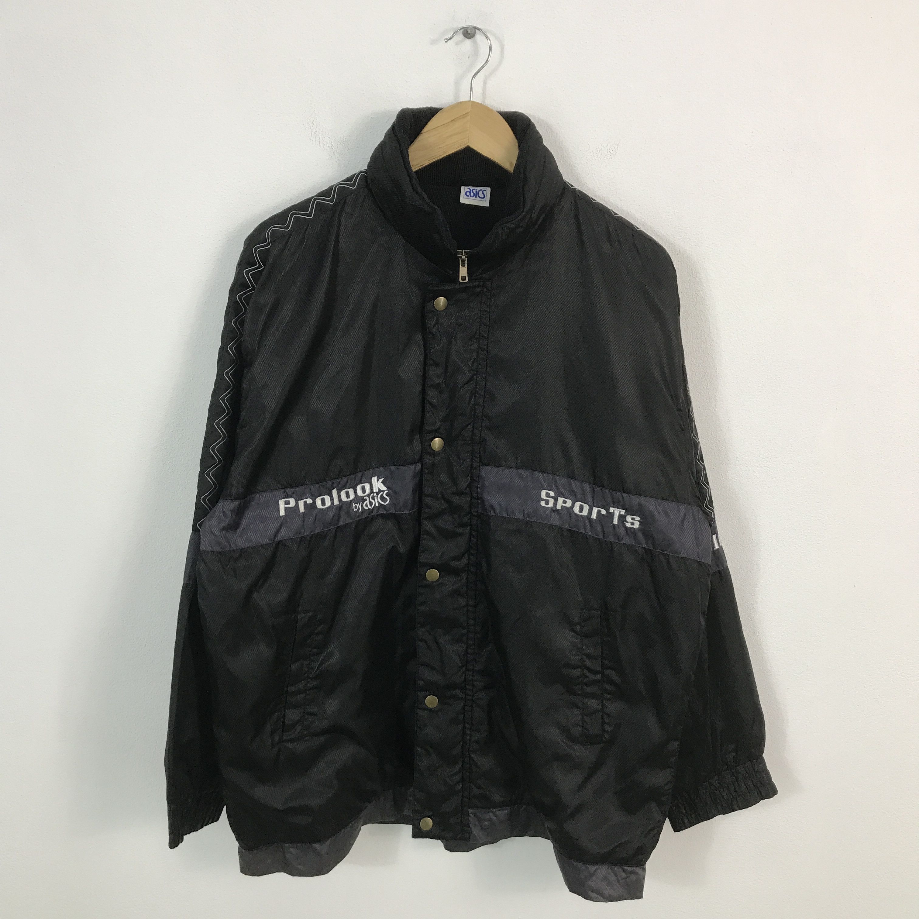 Asics × Japanese Brand Vtg Asics prolook sports zipper jacket Size US L / EU 52-54 / 3 - 1 Thumbnail