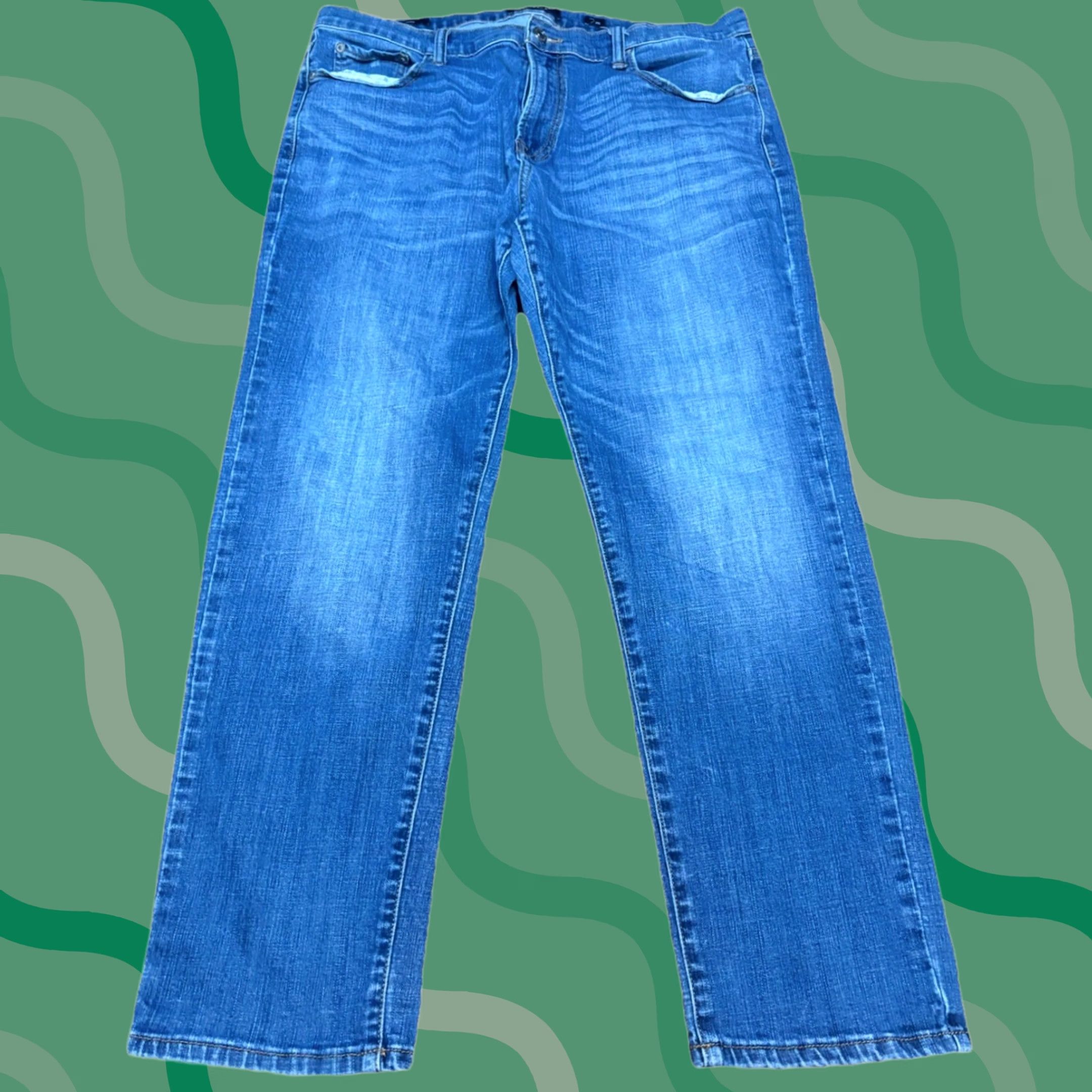 Lucky Brand Lucky Brand Mens Jeans Size 38/30 Straight Leg Medium Wash Denim Pants Size US 38 / EU 54 - 1 Thumbnail