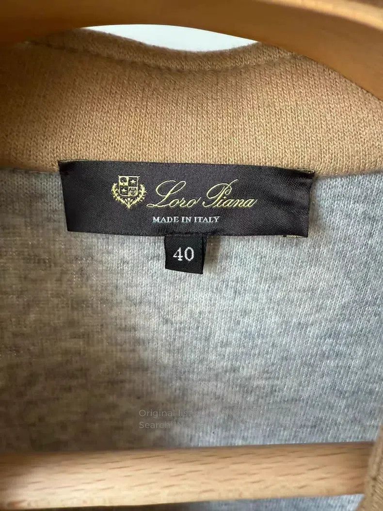 Loro Piana Loro Piana Long cashmere casual coat, half-zip, casual loo Size XS / US 0-2 / IT 36-38 - 4 Thumbnail