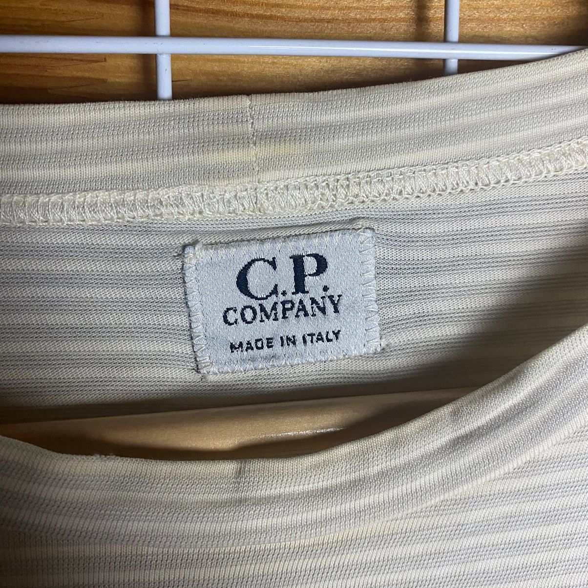 C.P. Company × Massimo Osti VINTAGE C.P. Company Plain Stripe Tee Made In Italy Size US XL / EU 56 / 4 - 8 Thumbnail