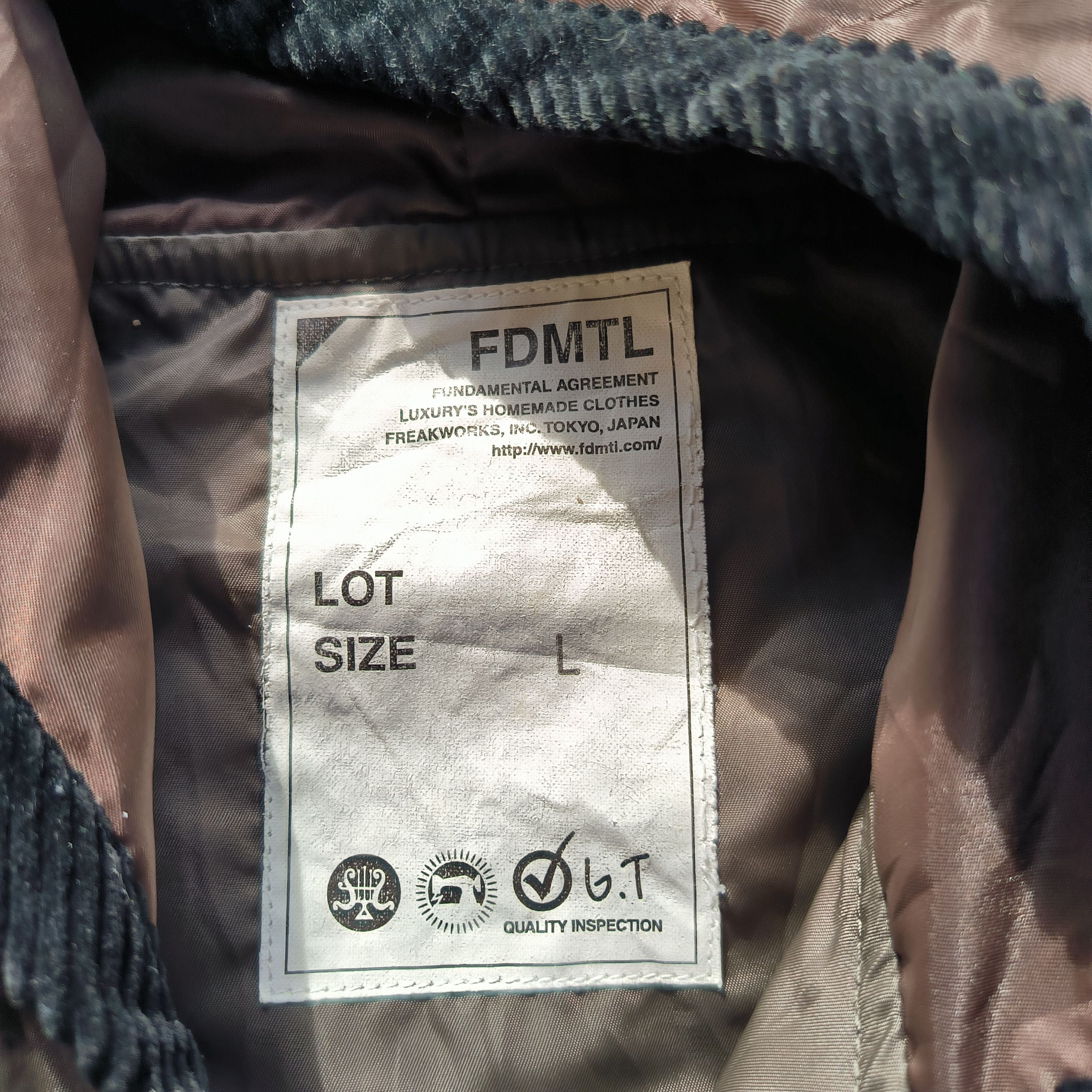 FDMTL FDMTL Japan Quilted Jacket Size US L / EU 52-54 / 3 - 4 Thumbnail