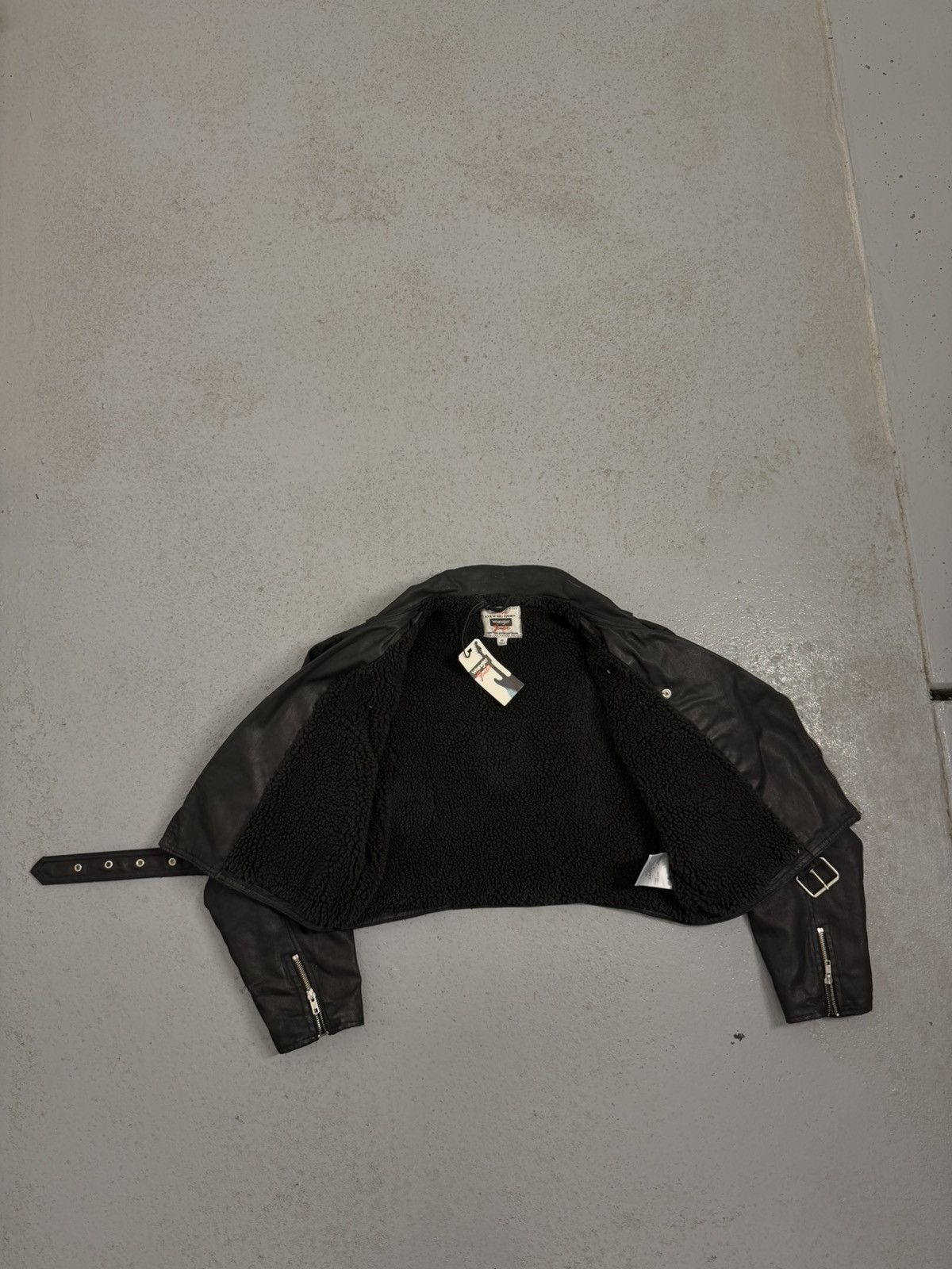 Wrangler Wrangler x Fender Soft Leather Insulated Cropped Jacket Size M / US 6-8 / IT 42-44 - 13 Thumbnail