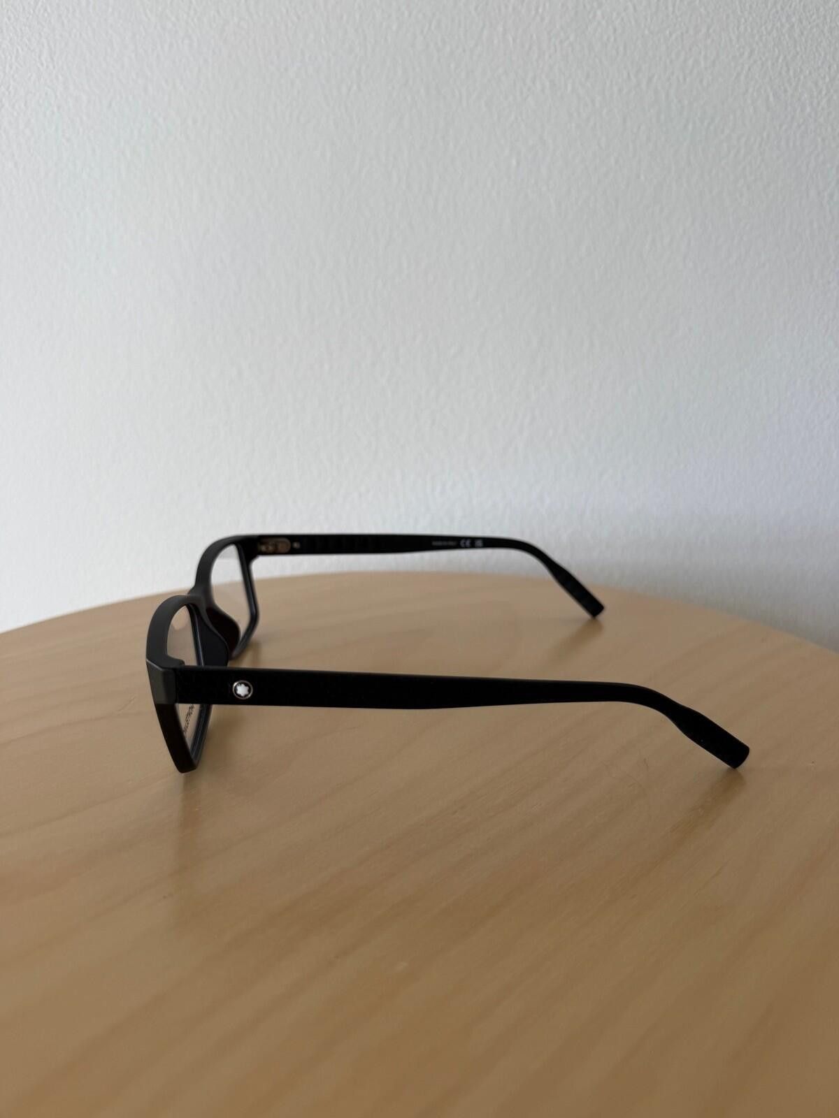 Montblanc New montblanc optical glasses frames eyeglasses MB0066O 001 Size ONE SIZE - 4 Thumbnail