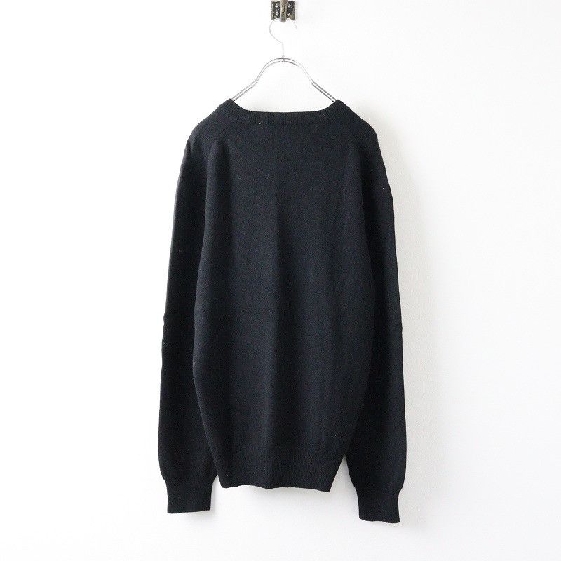 Comme des Garcons PLAY Sweater Heart Patch Wool V-neck Knit Black Size US S / EU 44-46 / 1 - 2 Thumbnail