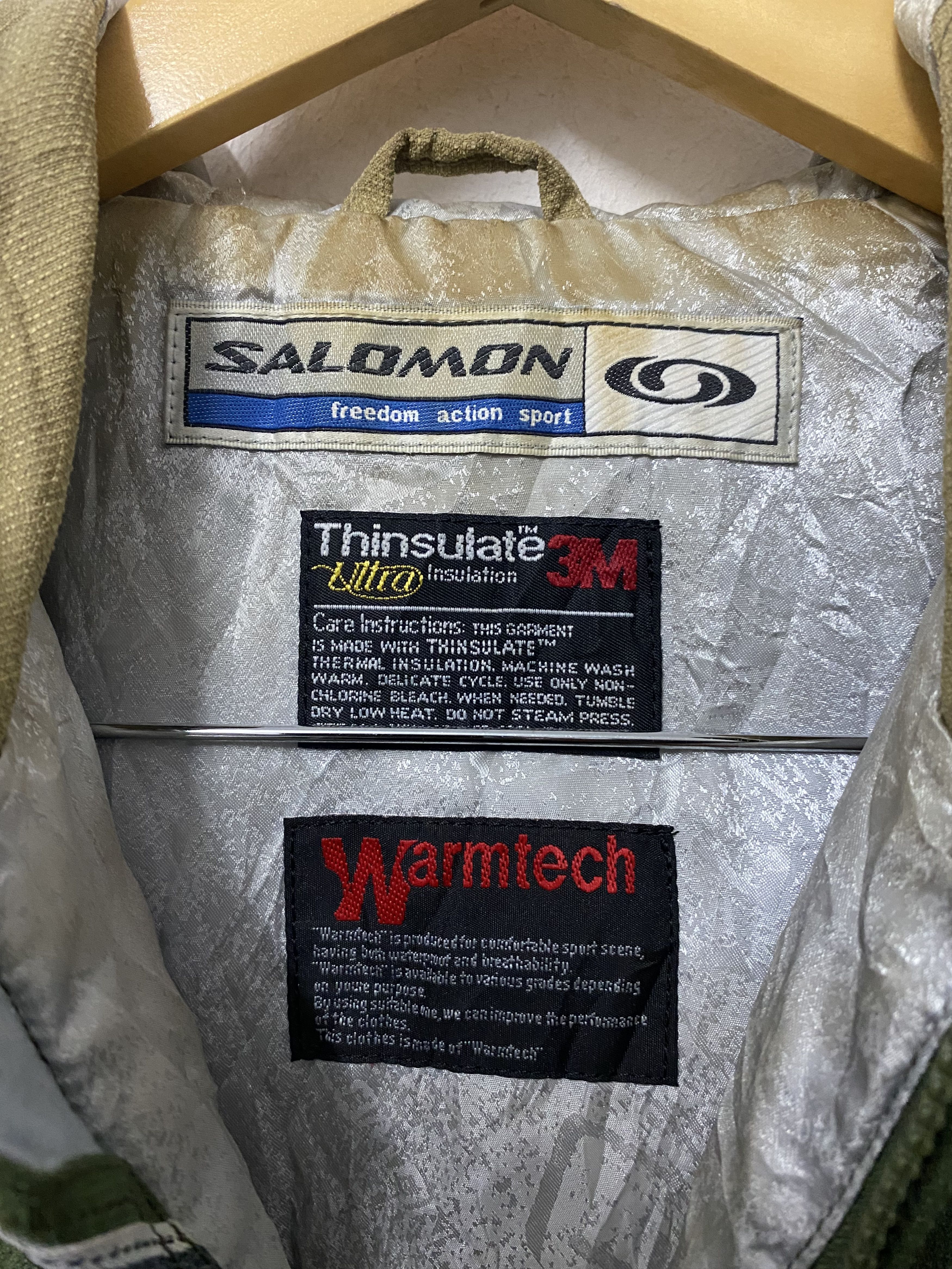 Salomon Vintage Salomon Half Zipper Warmtech Waterproof Ski Jacket Size US M / EU 48-50 / 2 - 6 Thumbnail