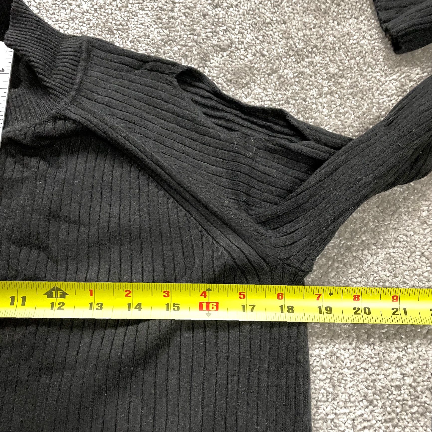 Vintage VINTAGE Chico's Sweater Womens Pullover Long Sleeve Mock Neck Cotton Rayon Black Casual 8 Size M / US 6-8 / IT 42-44 - 7 Thumbnail