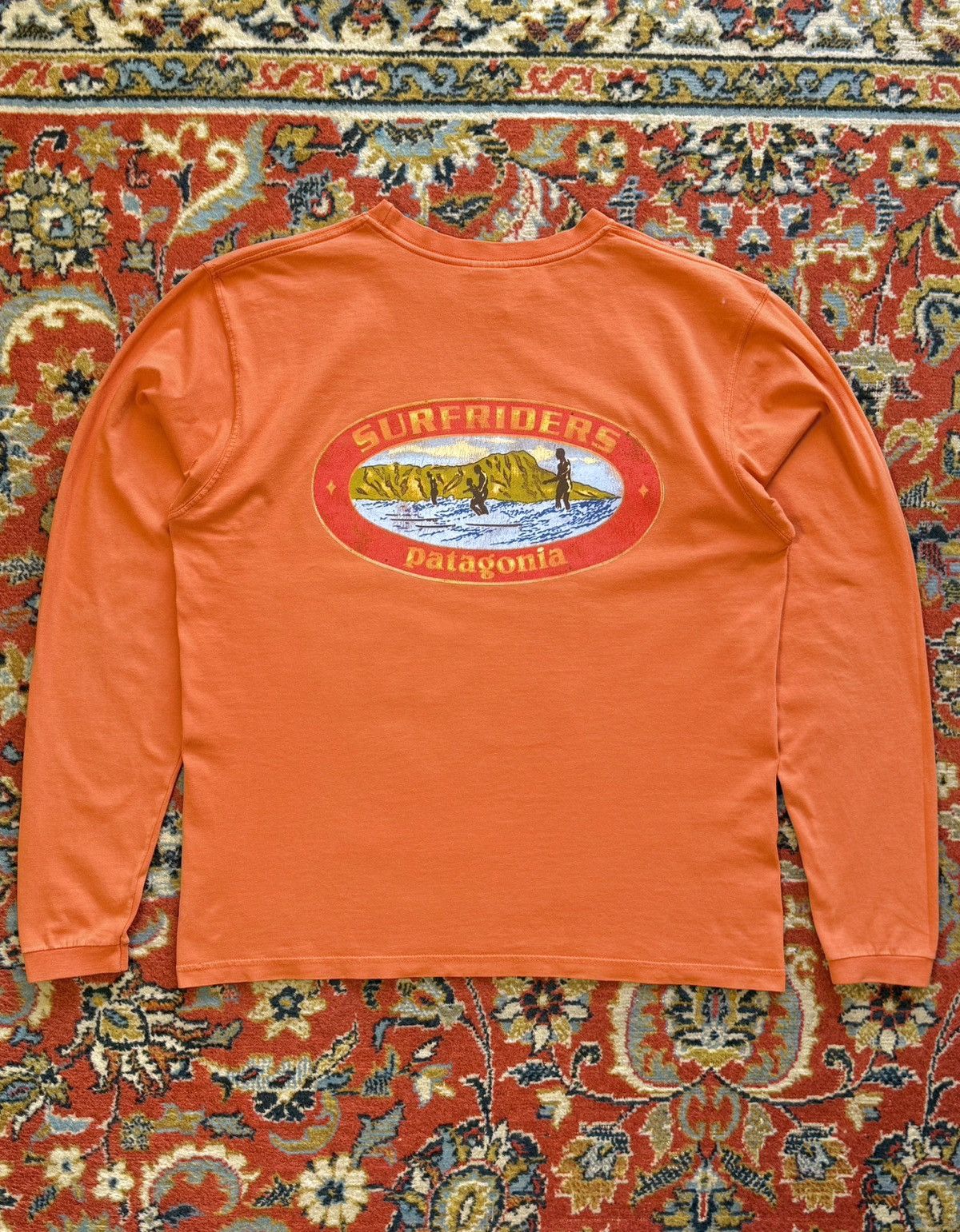 Patagonia 90s Vintage Patagonia Surfriders Print Long Sleeve Tee Size US M / EU 48-50 / 2 - 8 Thumbnail