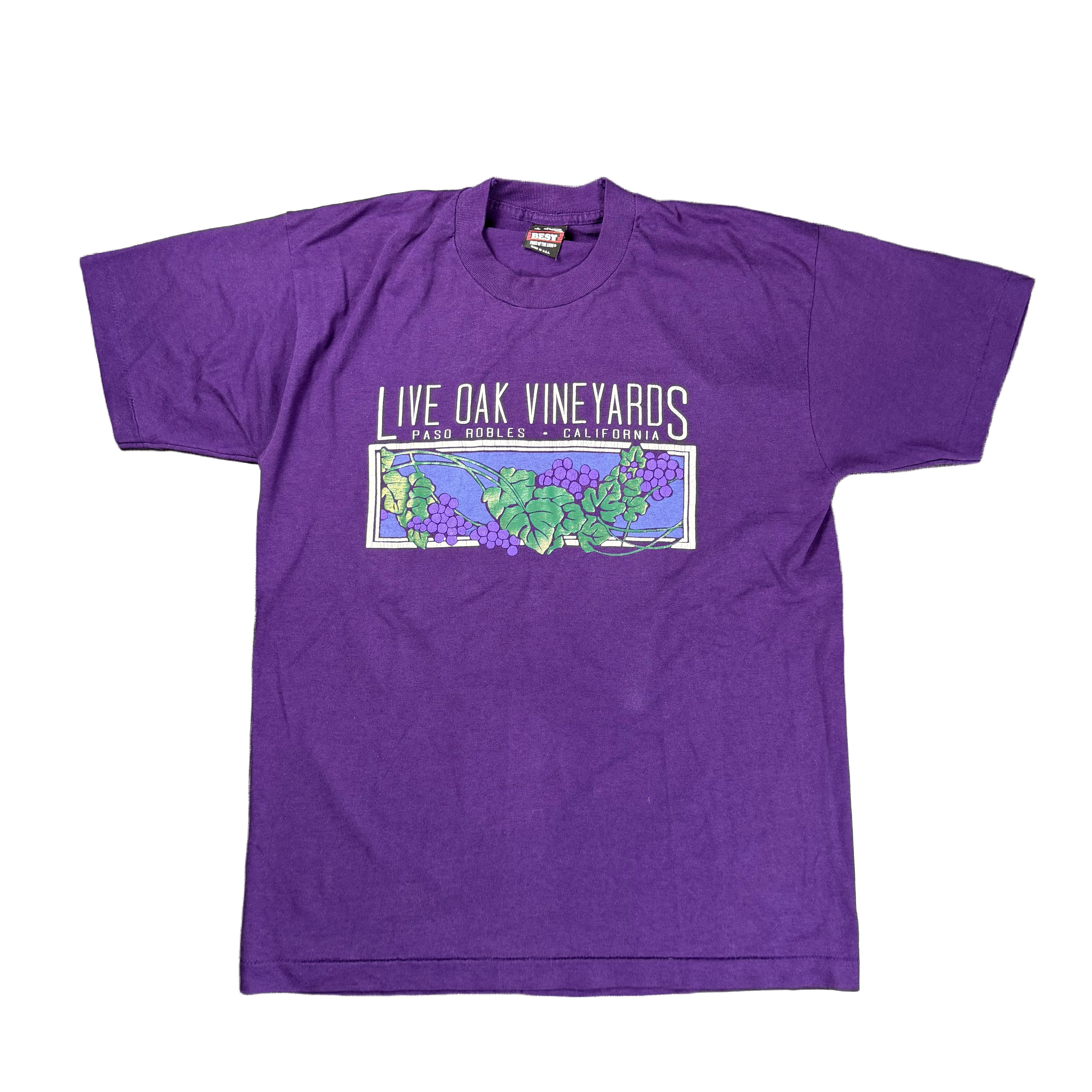 Vintage Vintage Single Stitch Vineyards 90s Paso Robles Tee Purple L Size US L / EU 52-54 / 3 - 2 Thumbnail