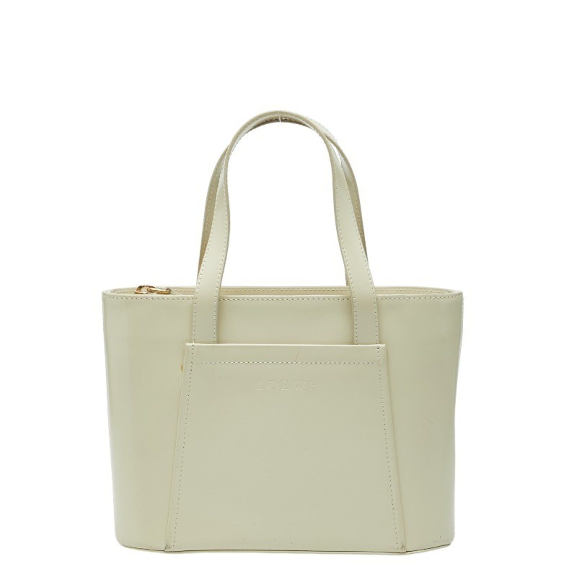 Loewe LOEWE Mini Handbag Off-White Enamel Women's Size ONE SIZE - 1 Thumbnail