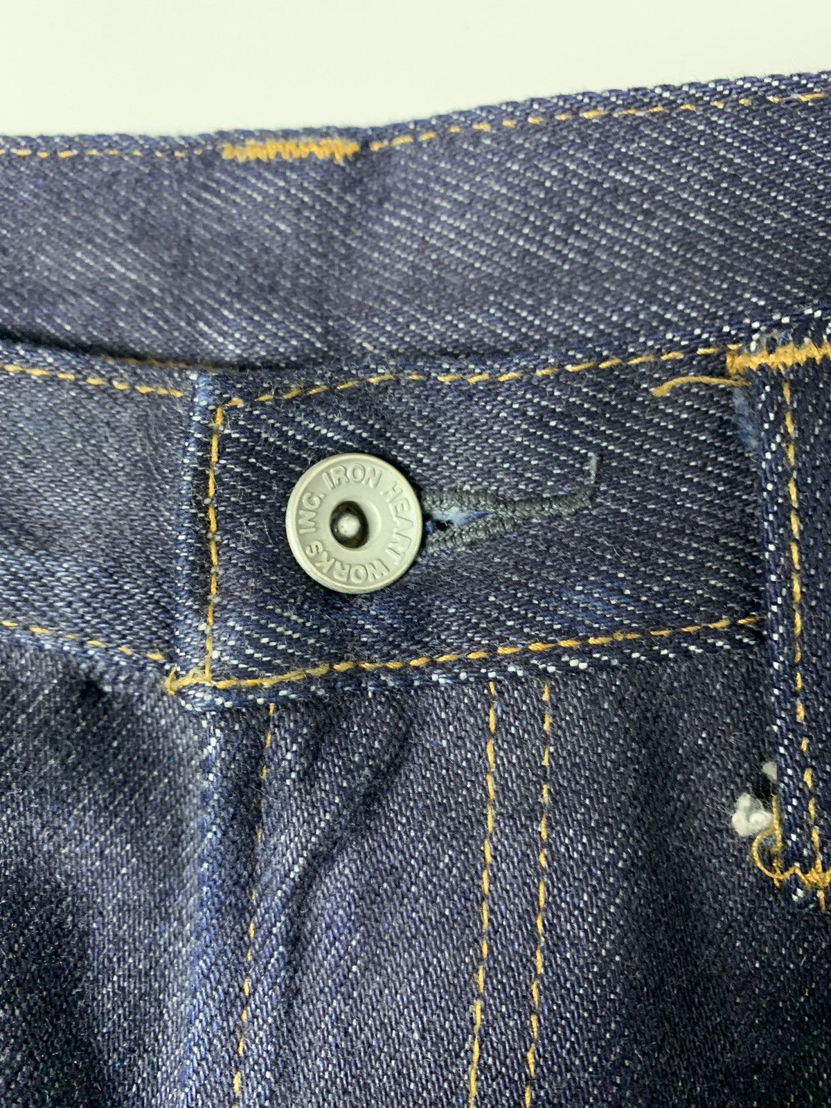 Iron Heart IRON HEART 634Z — 21 oz EXTRA HEAVY JAPANESE BIKER DENIM Size US 32 / EU 48 - 4 Thumbnail