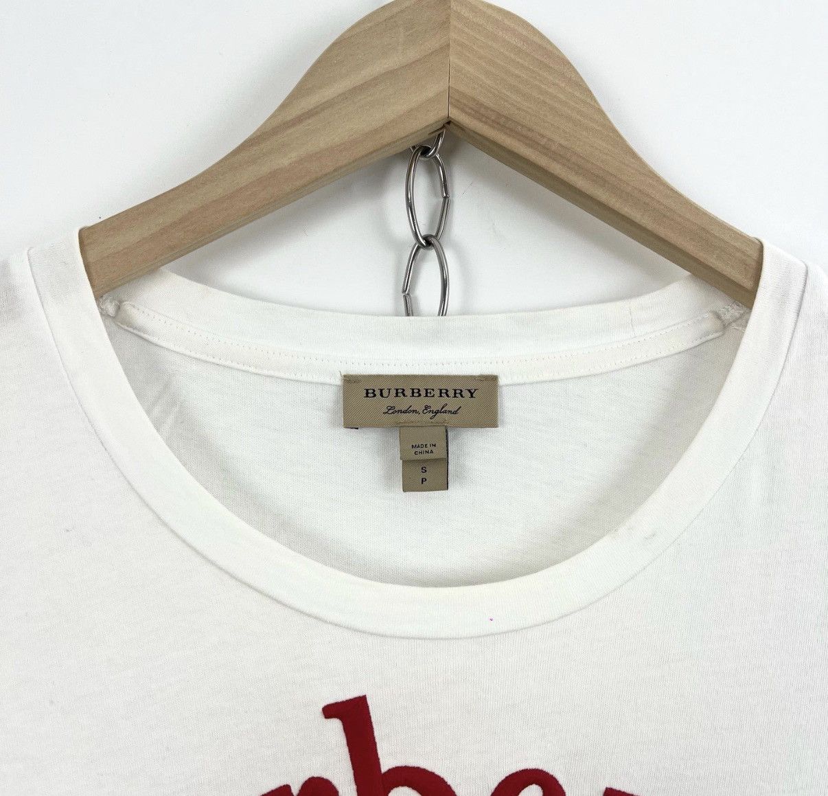 Burberry Burberry / Classic White Short Sleeve T-shirt K12 Size US S / EU 44-46 / 1 - 3 Thumbnail