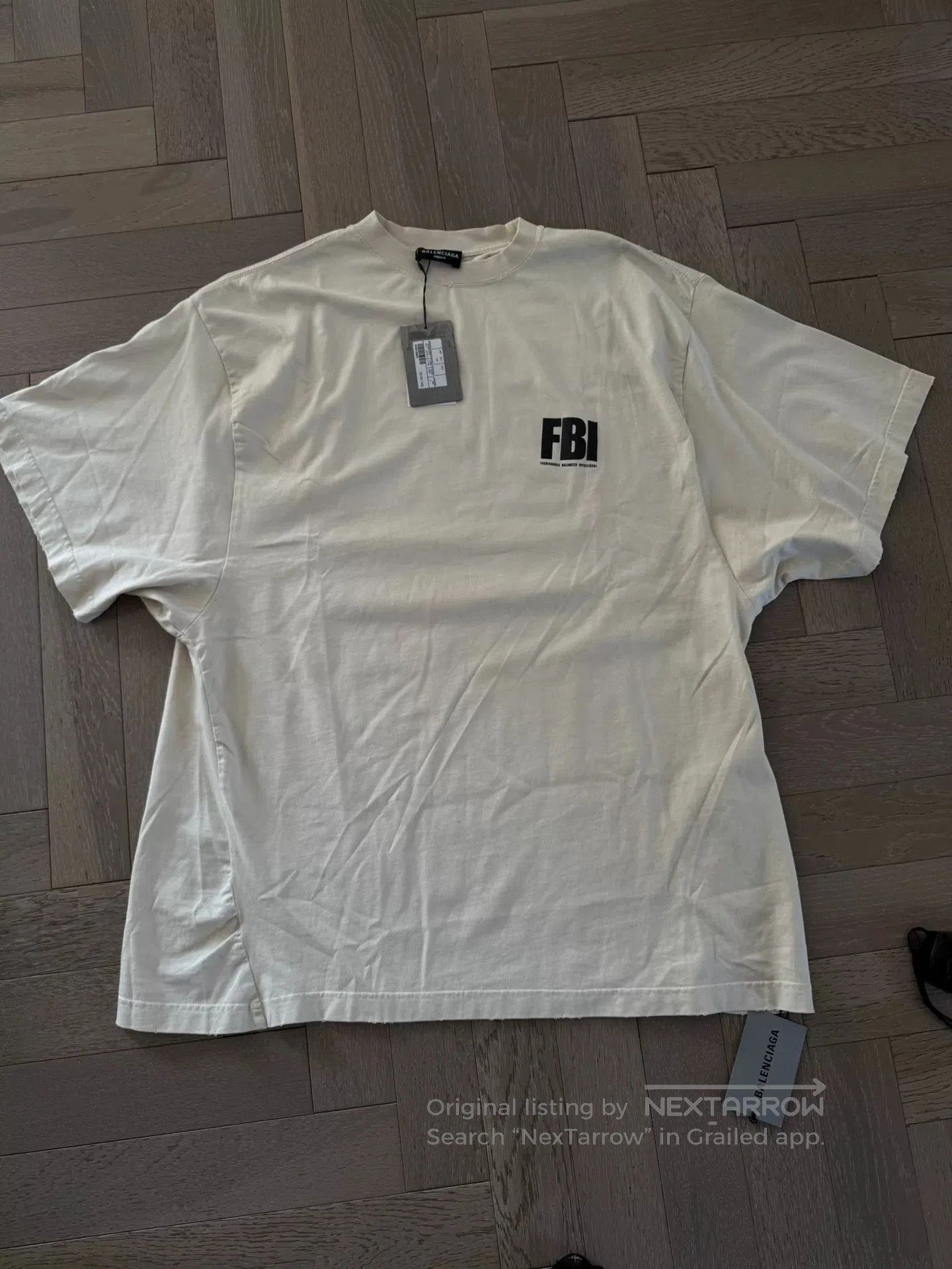 Balenciaga Balenciaga FBI Print Short Sleeve. Size US M / EU 48-50 / 2 - 3 Thumbnail