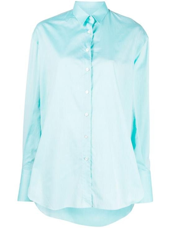 Finamore FINAMORE Women Shirts LIV P311610 Green Size XS / US 0-2 / IT 36-38 - 1 Thumbnail