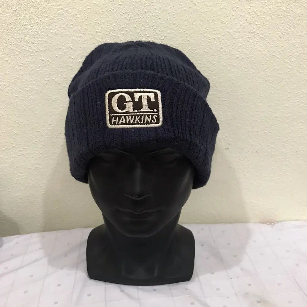 Japanese Brand × Vintage Vintage Gt Hawkins Big Logo Beanie Hat Size ONE SIZE - 2 Thumbnail