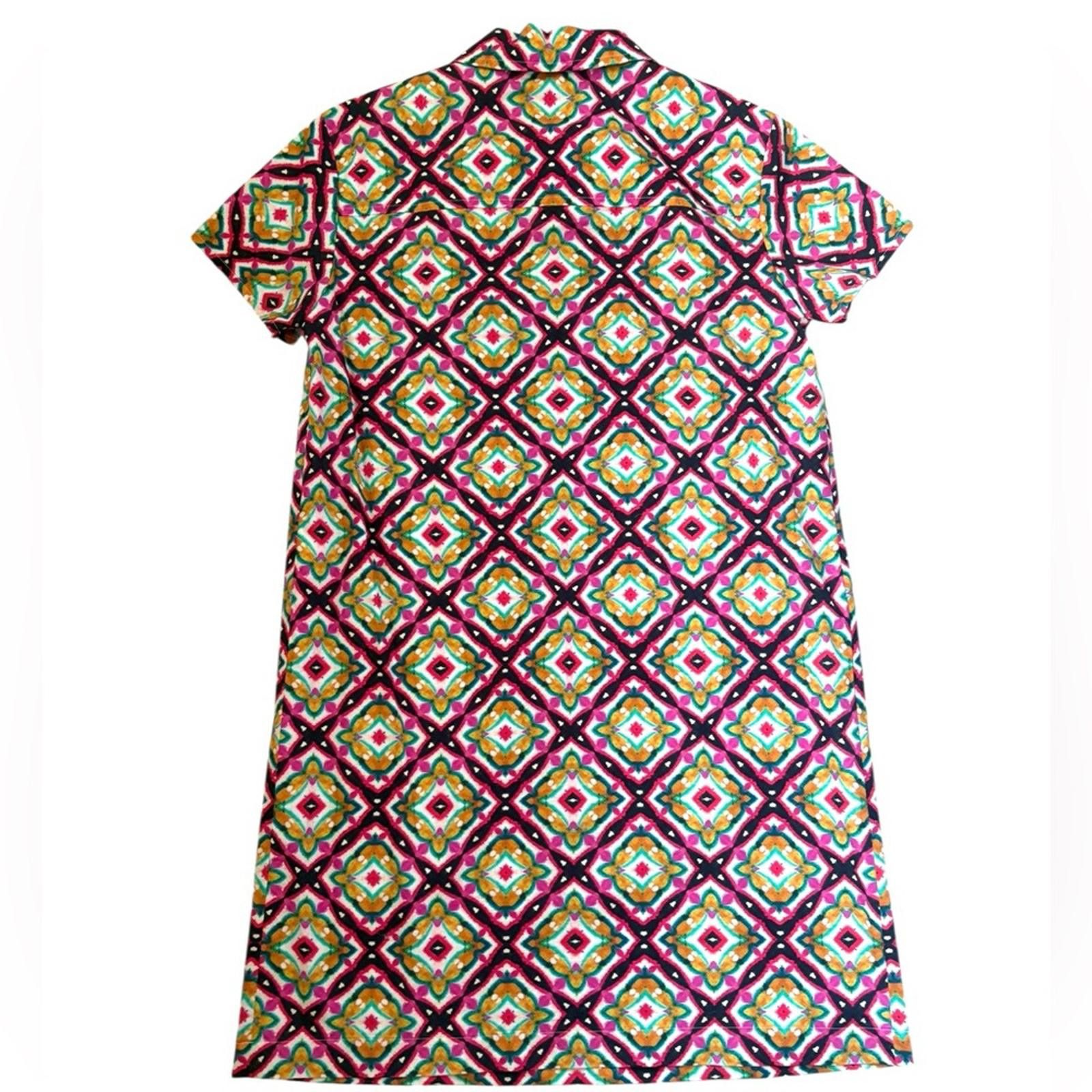 A.P.C. A.P.C. Geometric Cotton Prudence Shirt Mini Dress FR 36/US S Size S / US 4 / IT 40 - 12 Thumbnail