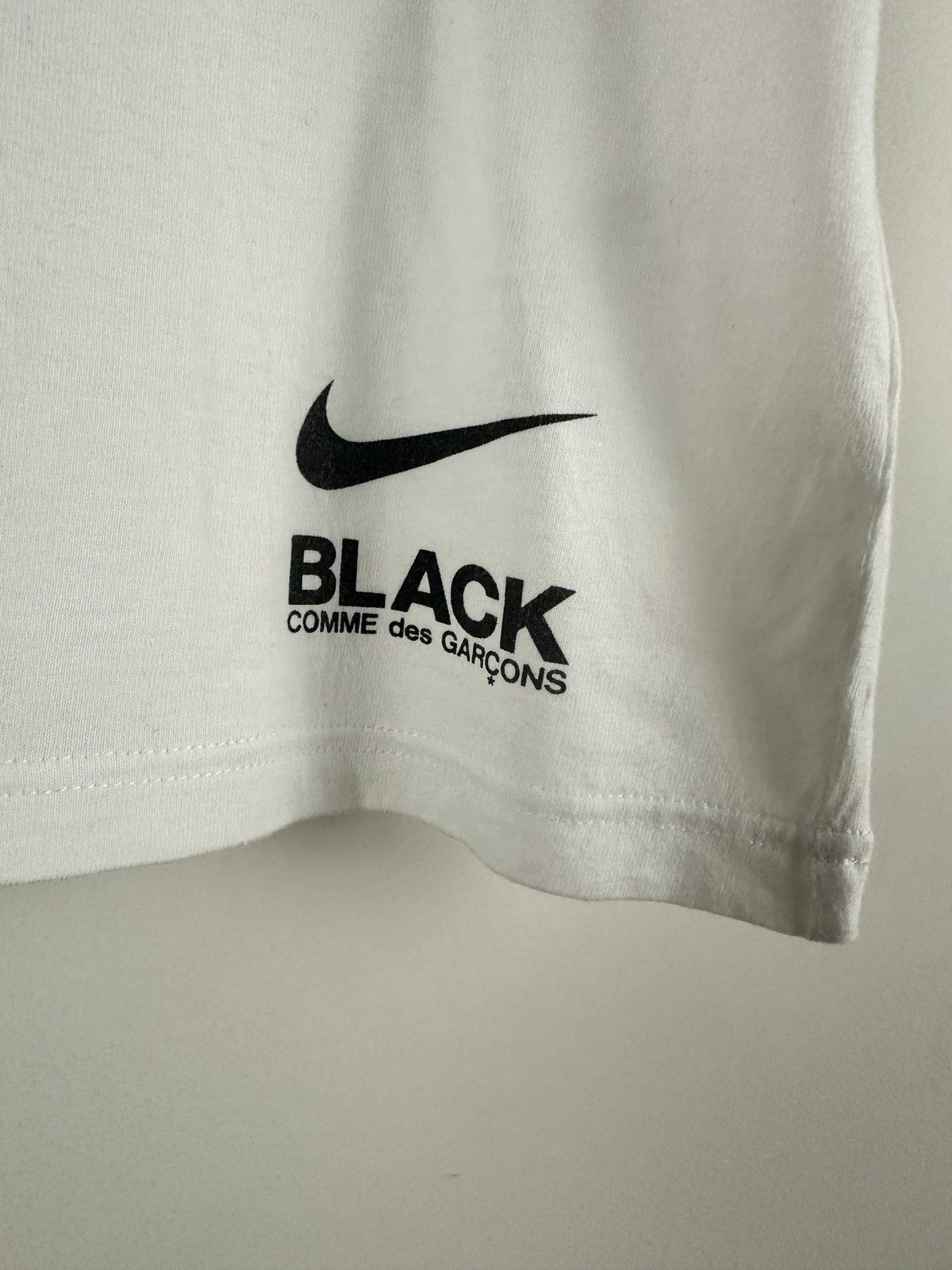 Comme des Garcons × Nike Nike Black Comme Des Garcon Tshirt Size US L / EU 52-54 / 3 - 4 Thumbnail