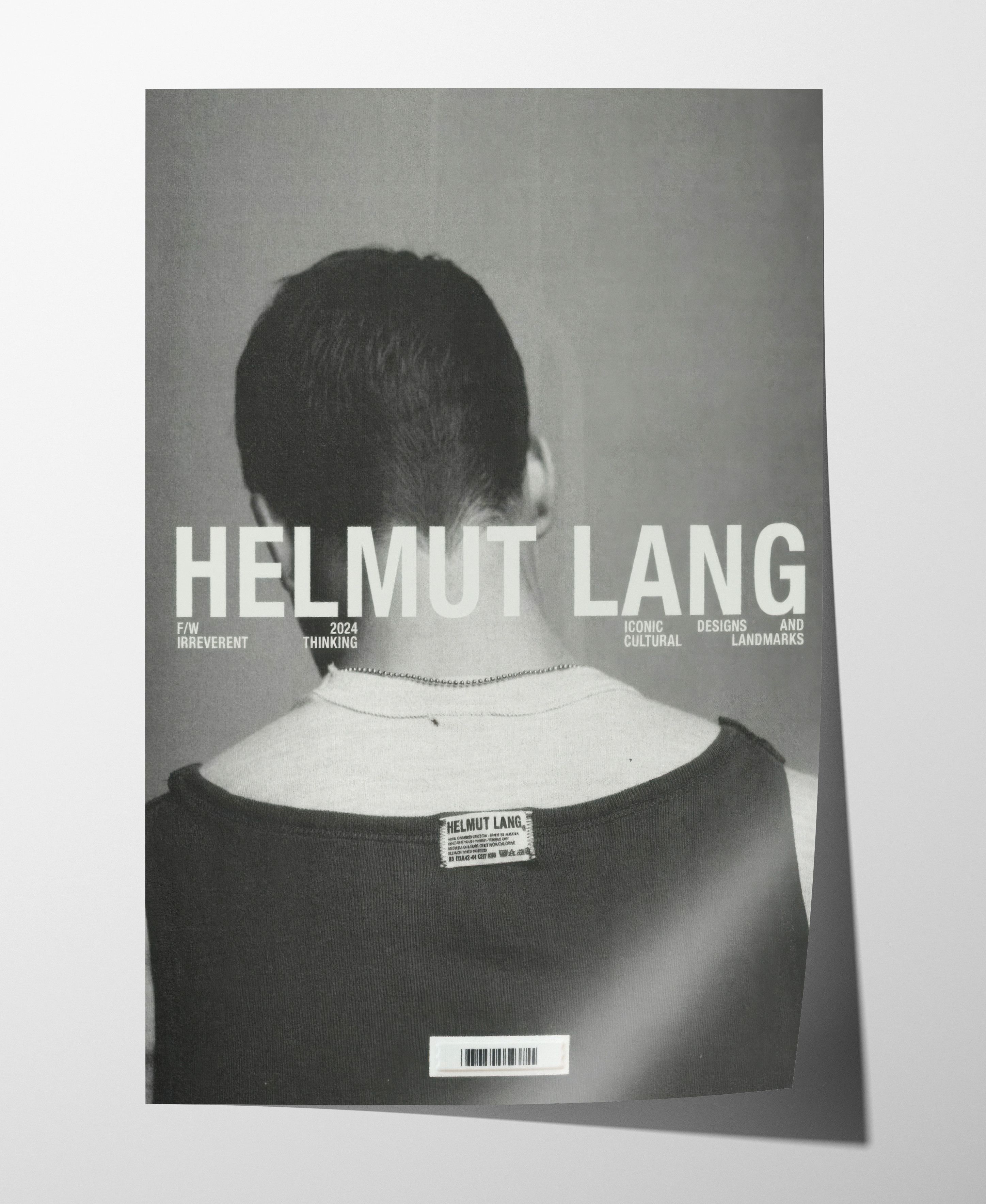 Helmut Lang 90s Helmut Lang Poster Gift Vintage Archive Lookbook Logo Size ONE SIZE - 1 Thumbnail