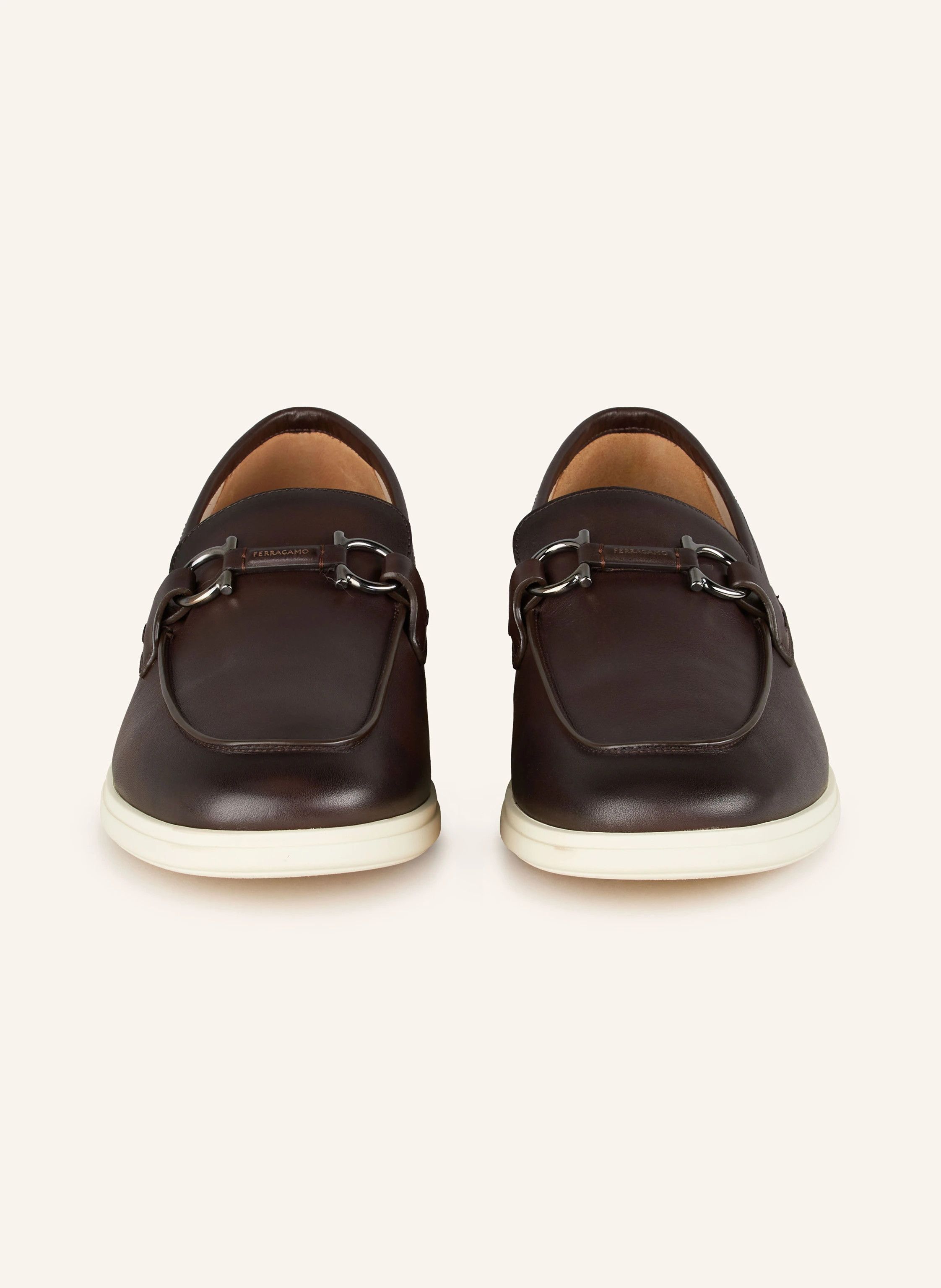 Salvatore Ferragamo o1s22i1n0225 Loafers in Brown Size US 7.5 / EU 40-41 - 2 Thumbnail