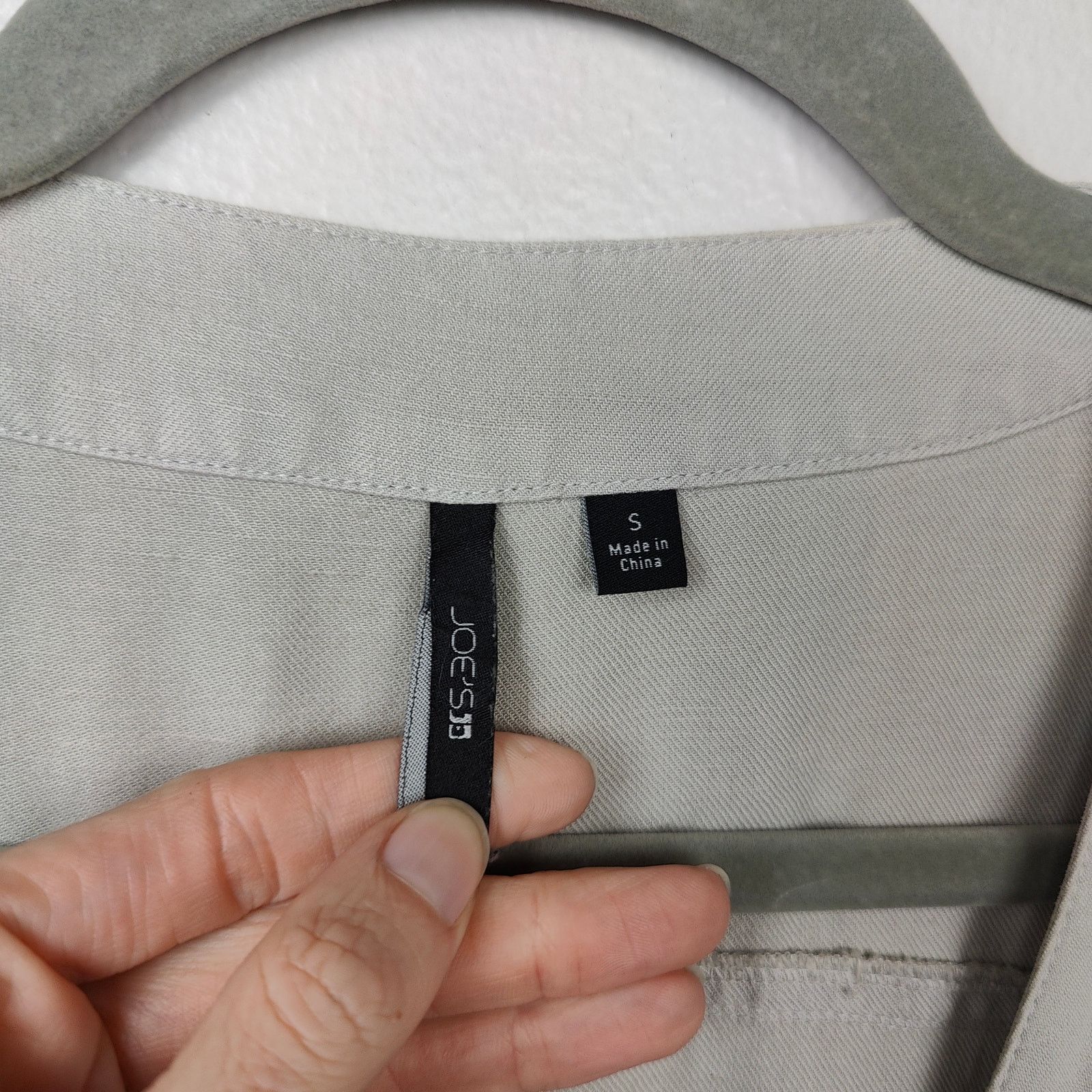Other Joes Jeans Linen Blend Jumpsuit Womens Small Gray Size 27" / US 4 / IT 40 - 6 Thumbnail
