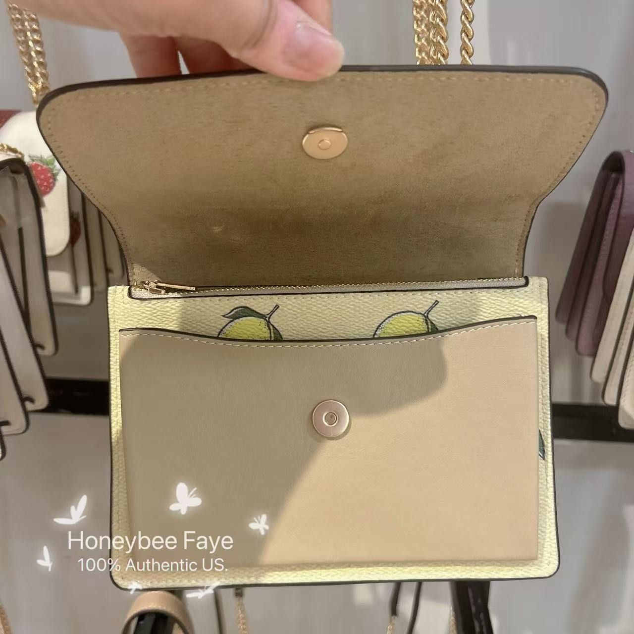 Coach Mini Klare Crossbody Bag With Lemon Print CAN24 Size ONE SIZE - 3 Thumbnail