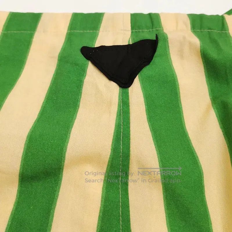 Prada Prada Striped Green and Yellow Men's Shorts. Size US 30 / EU 46 - 2 Thumbnail
