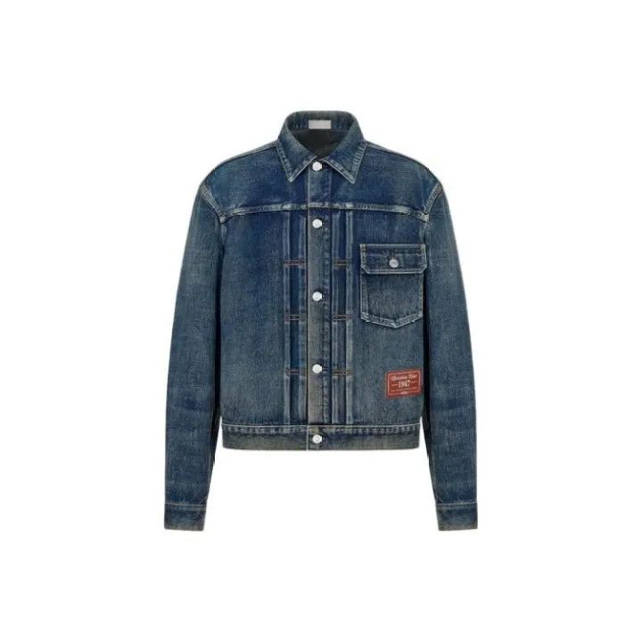 Dior Blue Cotton Denim Jacket 0079