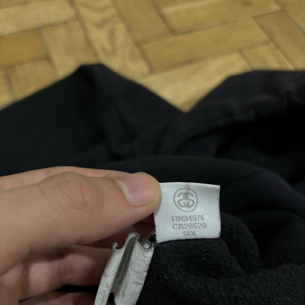 Stussy Vintage Stussy USA Baggy Hoodie Embroidered Logo Y2K Black Size US M / EU 48-50 / 2 - 12 Thumbnail