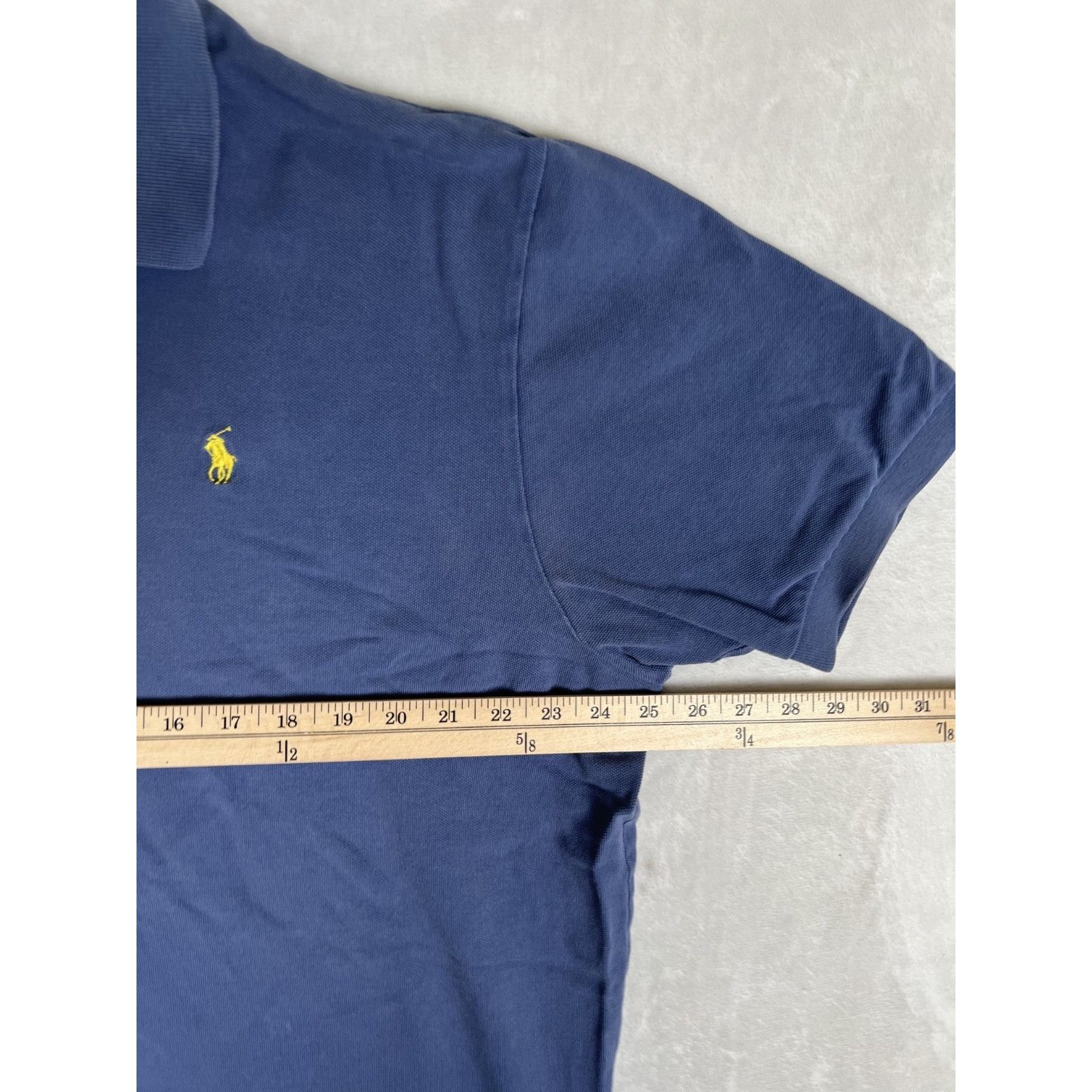 Polo Ralph Lauren Polo Ralph Lauren Polo Shirt Mens 2XL Blue Yellow Pony Logo Size US XXL / EU 58 / 5 - 5 Thumbnail