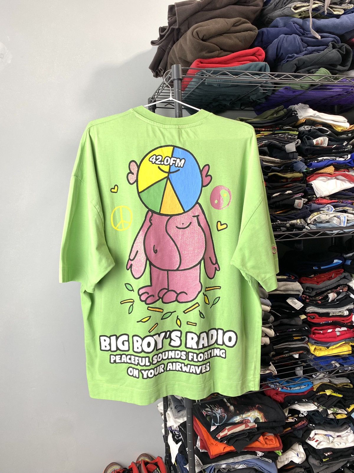 Band Tees 420 Big Boys Radio Psychedelic LSD Art T Shirt Size US L / EU 52-54 / 3 - 1 Thumbnail