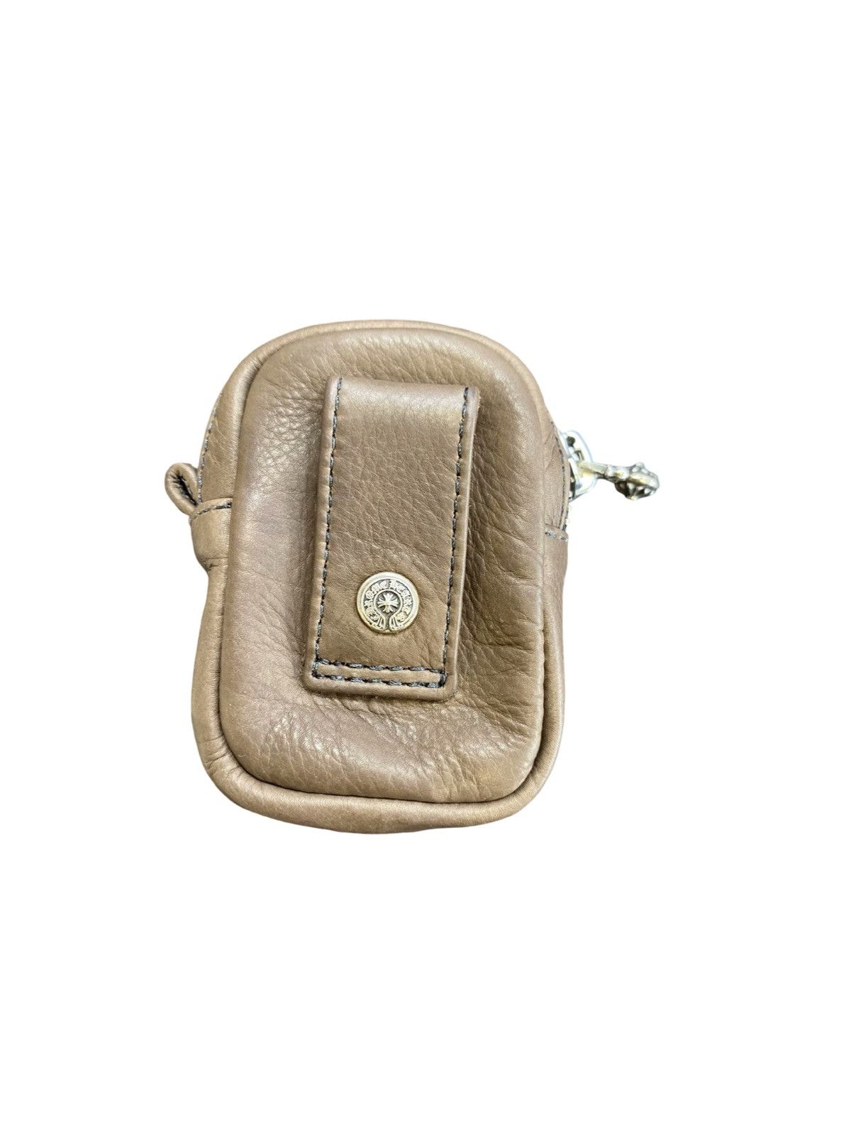 Chrome Hearts Leather cross patch AirPod case bag Size ONE SIZE - 2 Thumbnail