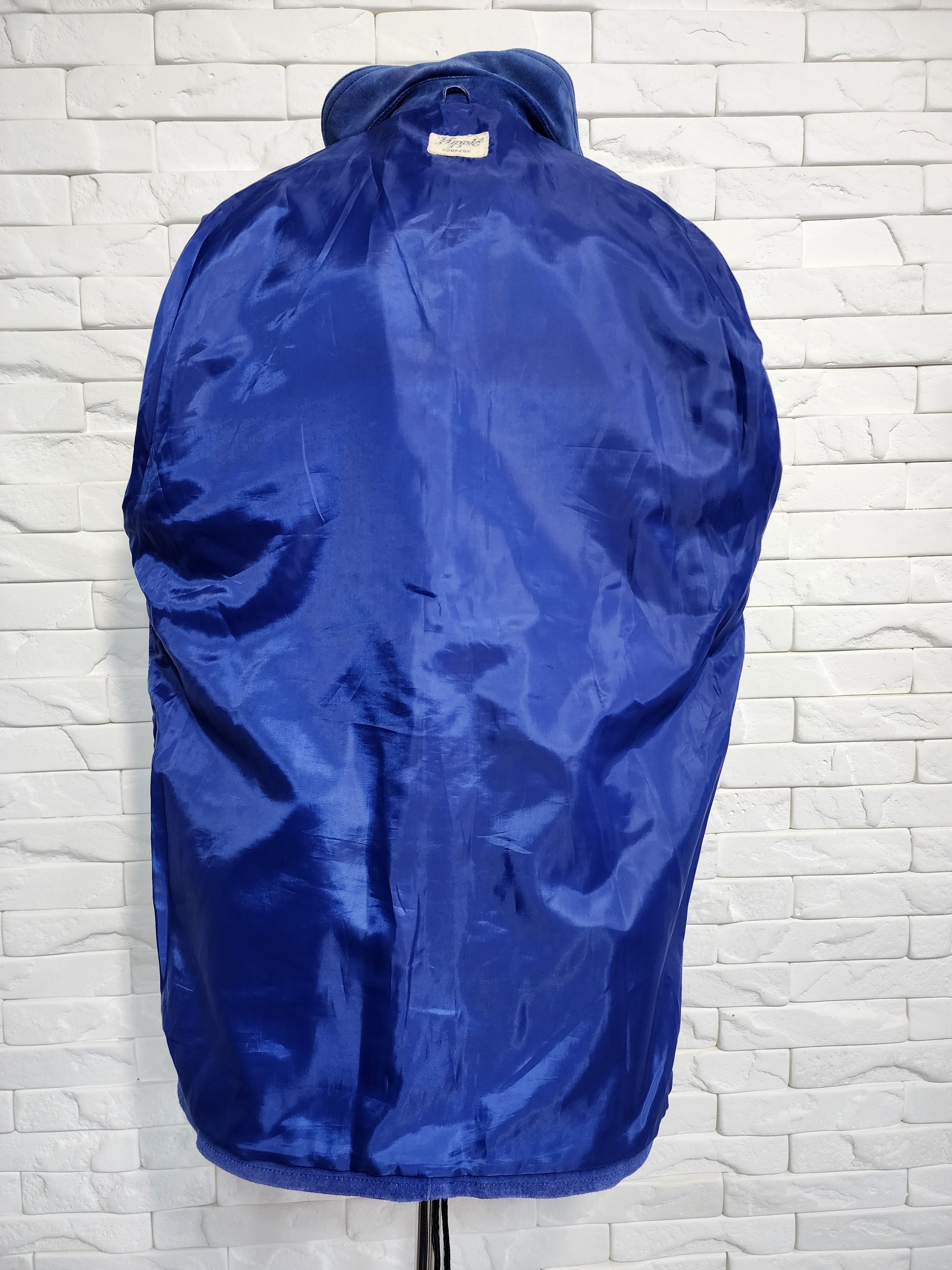 Other Blue Suede Leather Shirt: Women's Metal Zipper Jacket Size XXL / US 16-18 / IT 52-54 - 7 Thumbnail