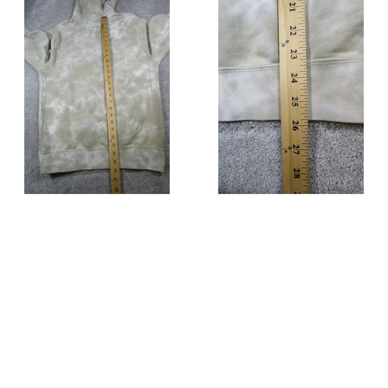 Nike Nike Hoodie Womens XS Beige White Cotton Pullover Crew Neck Tie Dye Regular Fleece Gym & Training Womens Size XS / US 0-2 / IT 36-38 - 8 Thumbnail
