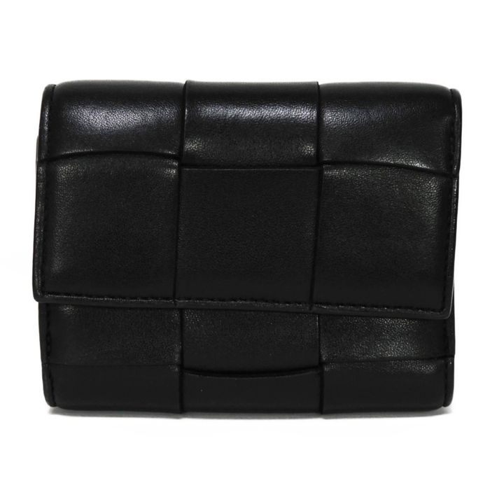 Bottega BOTTEGA Trifold Wallet Cassette Zip Nappa Maxi