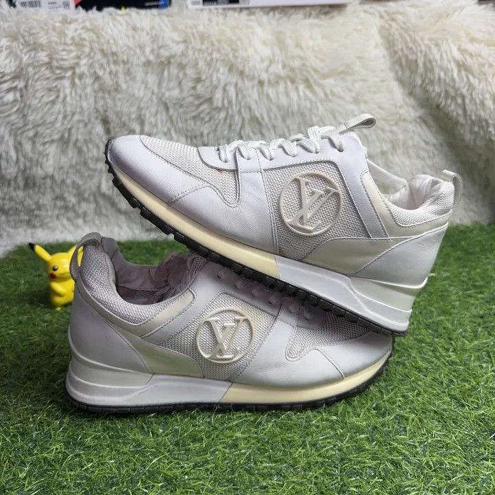 Louis Vuitton Louis Vuitton White Logo Lace-Up Sneakers -2508 Size US 6.5 / EU 39-40 - 6 Thumbnail