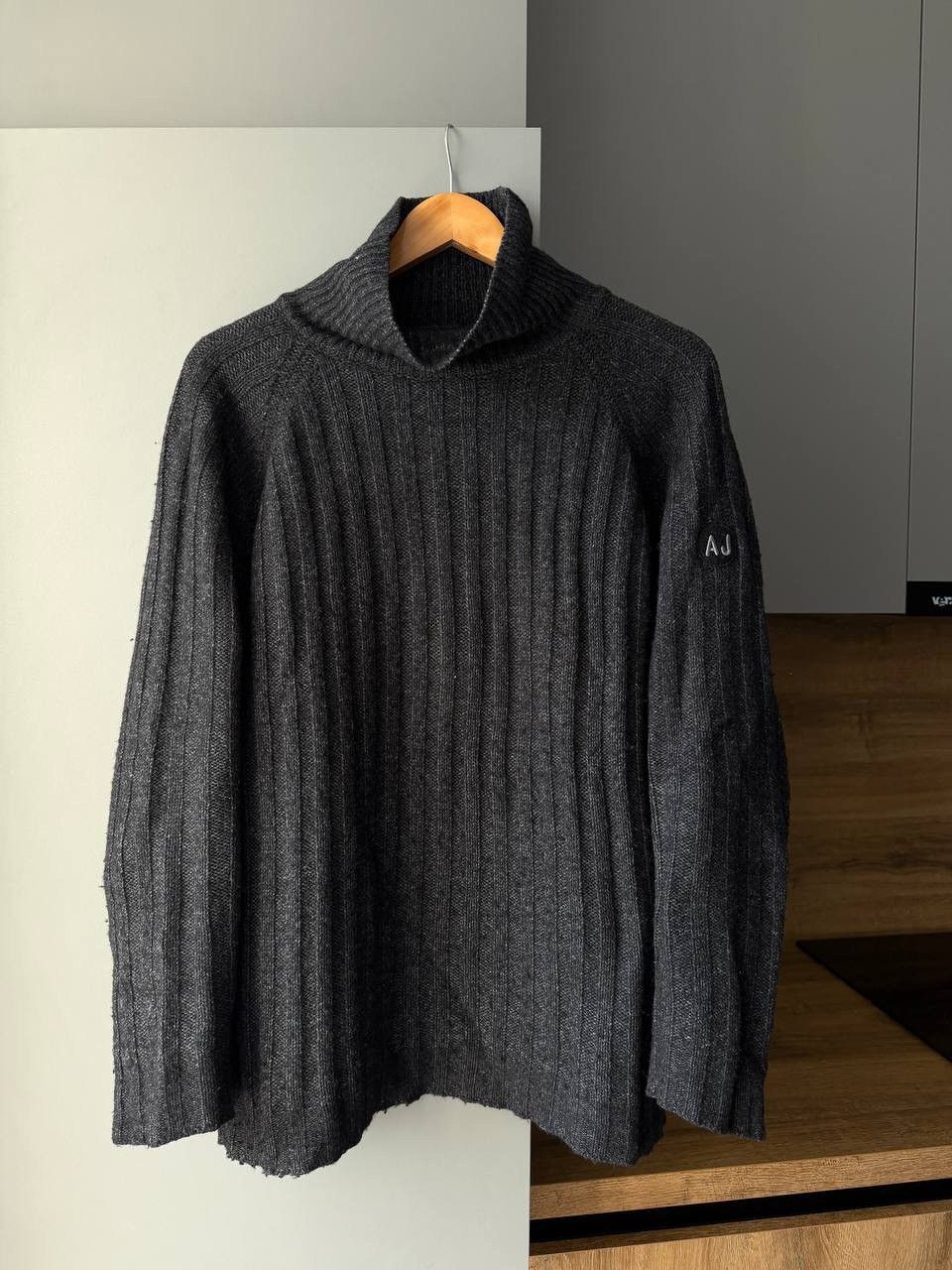 Armani ARMANI JEANS VINTAGE KNIT TURTLE NECK SWEATER SIZE M Size US XL / EU 56 / 4 - 1 Thumbnail