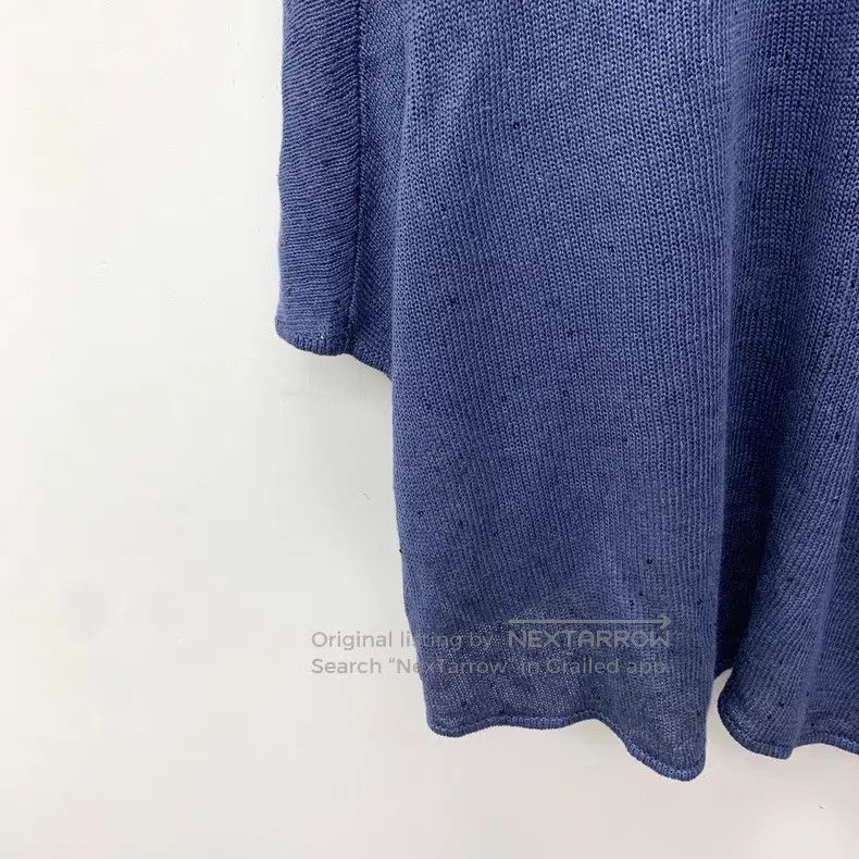 Brunello Cucinelli Brunello Cucinelli Linen V-neck long-sleeve knitted sweate Size 3XL / US 20-22 - 4 Thumbnail